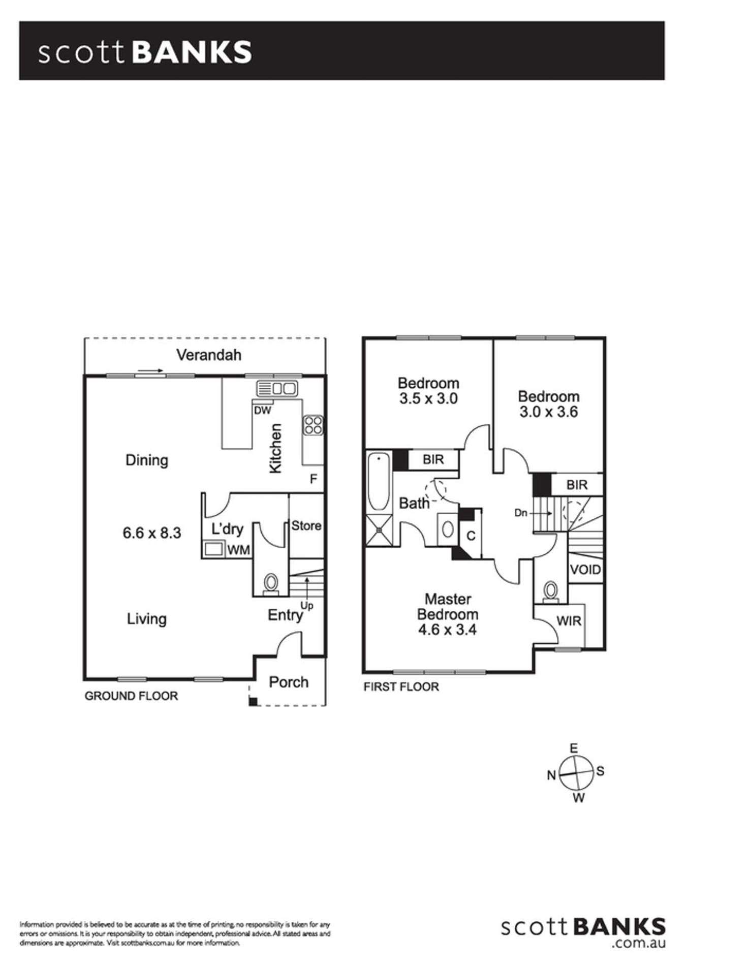 Floorplan of Homely townhouse listing, 30 Watchtower Road, Coburg VIC 3058