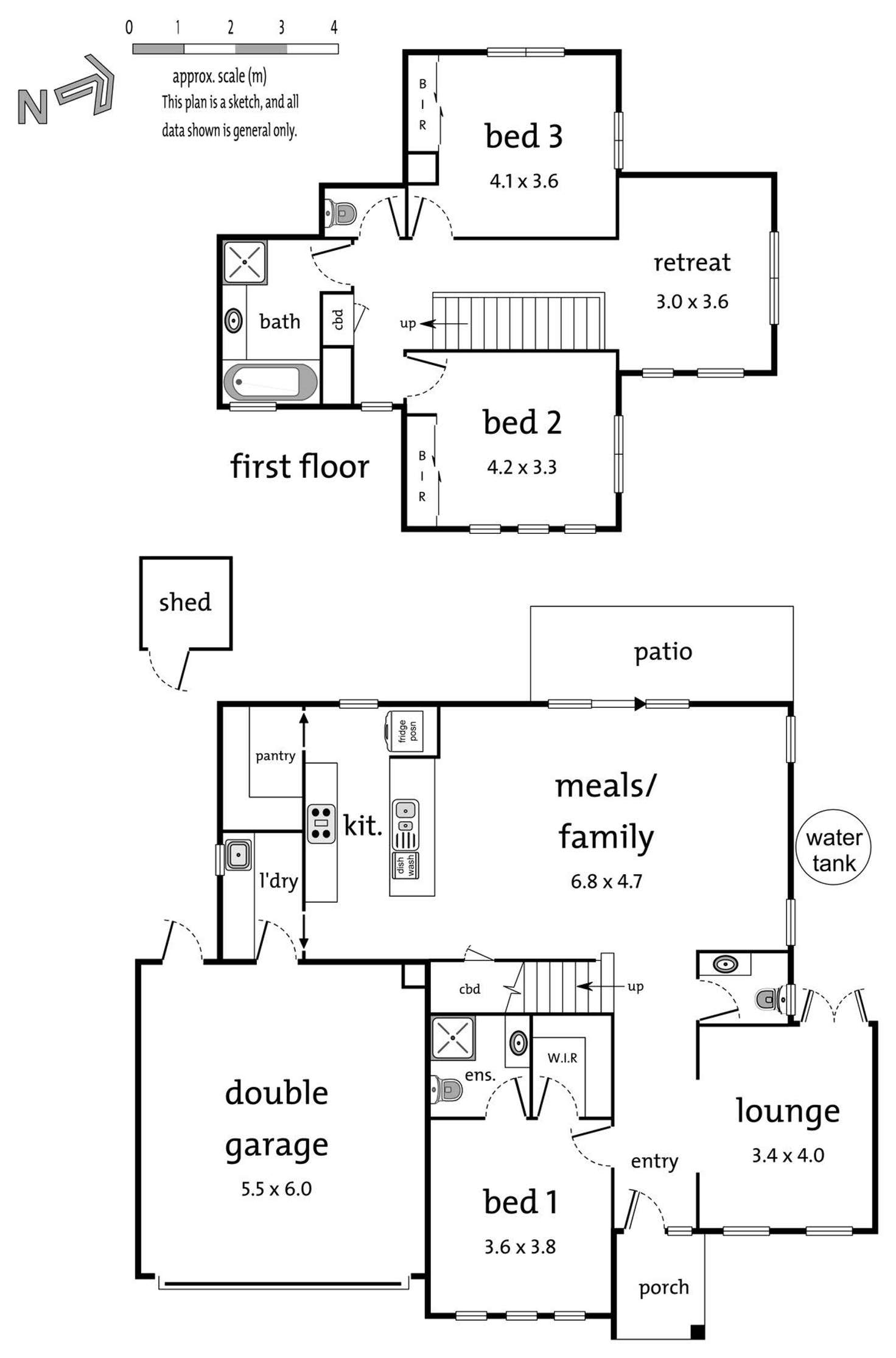 Floorplan of Homely townhouse listing, 1/652 Mountain Highway, Bayswater VIC 3153