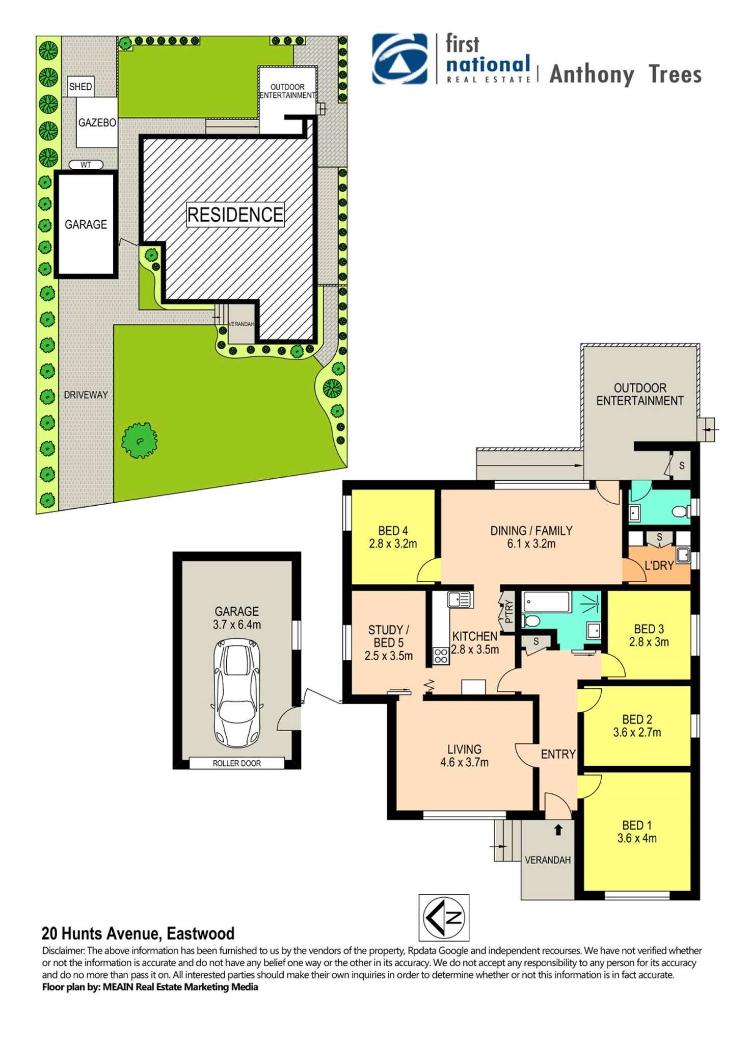 Floorplan of Homely house listing, 20 Hunts Avenue, Eastwood NSW 2122