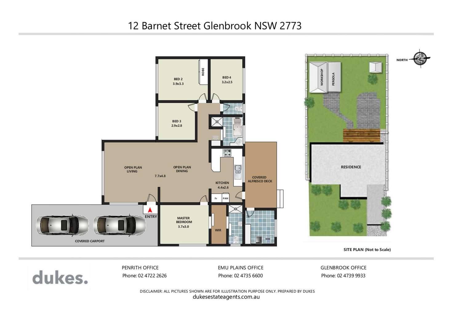 Floorplan of Homely house listing, 12 Barnet Street, Glenbrook NSW 2773