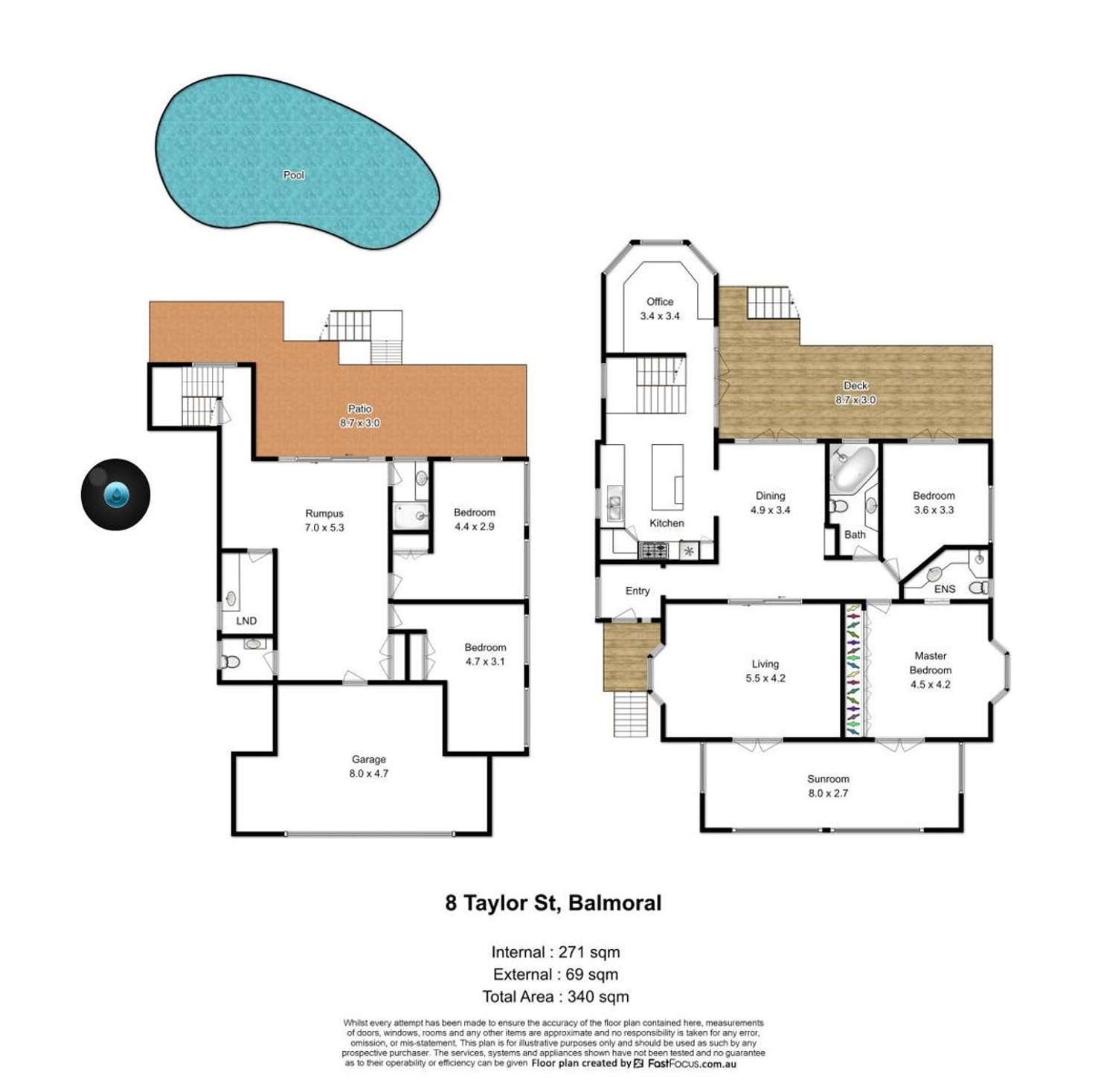 Floorplan of Homely house listing, 8 Taylor Street, Balmoral QLD 4171