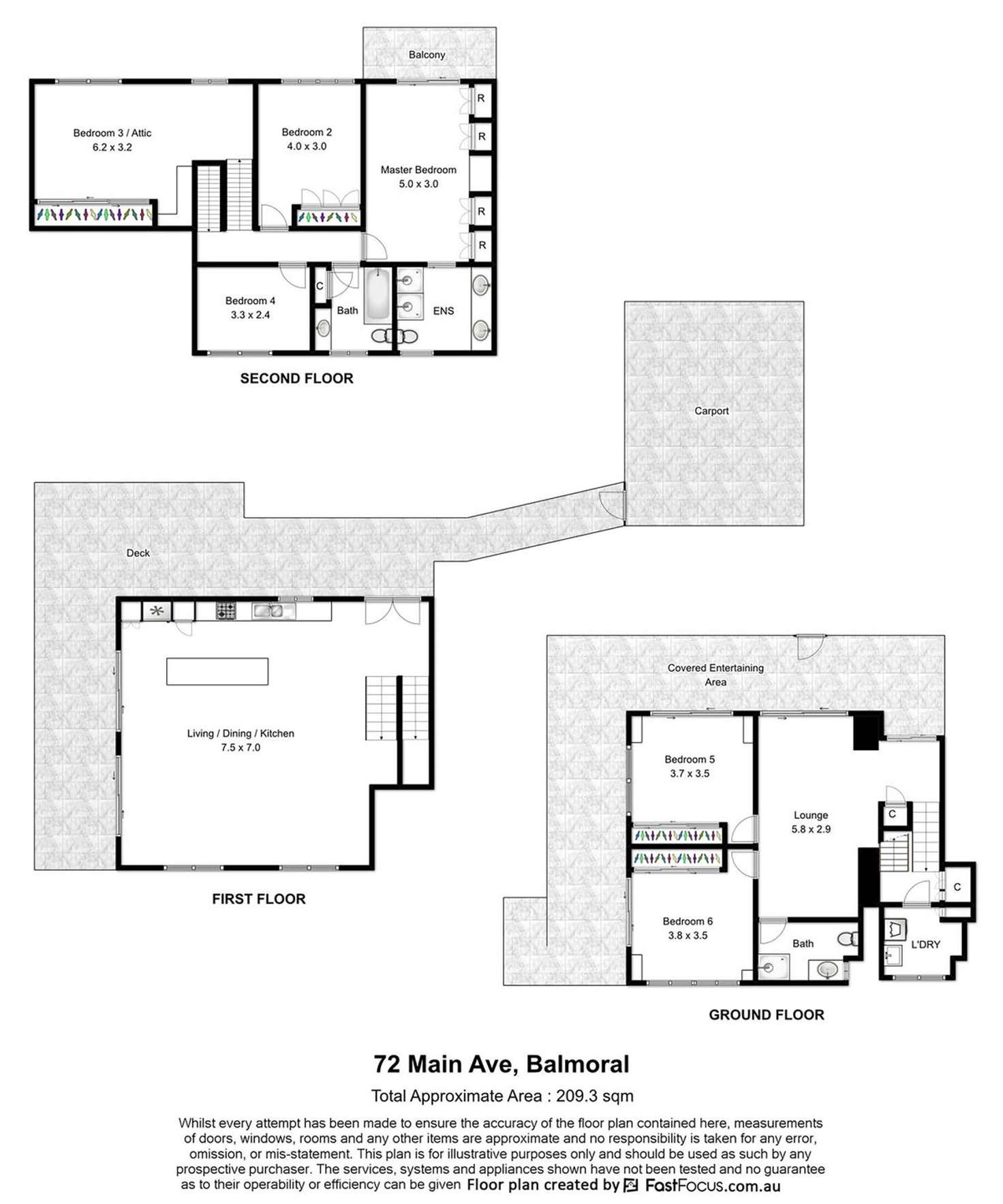 Floorplan of Homely house listing, 72 Main Avenue, Balmoral QLD 4171