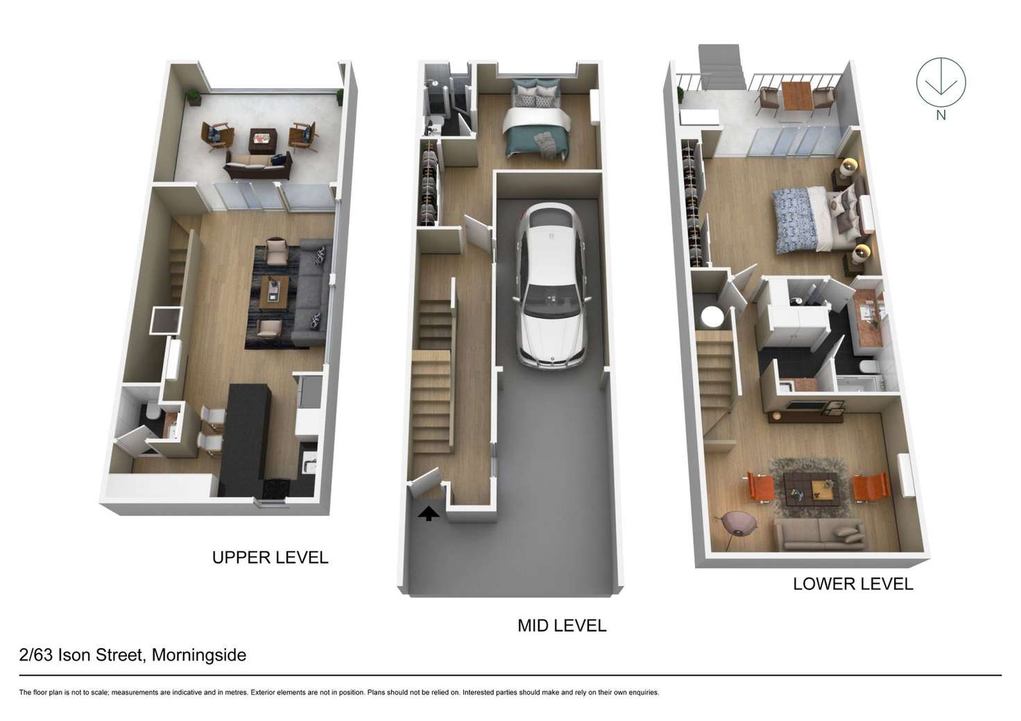 Floorplan of Homely townhouse listing, 2/63 Ison Street, Morningside QLD 4170