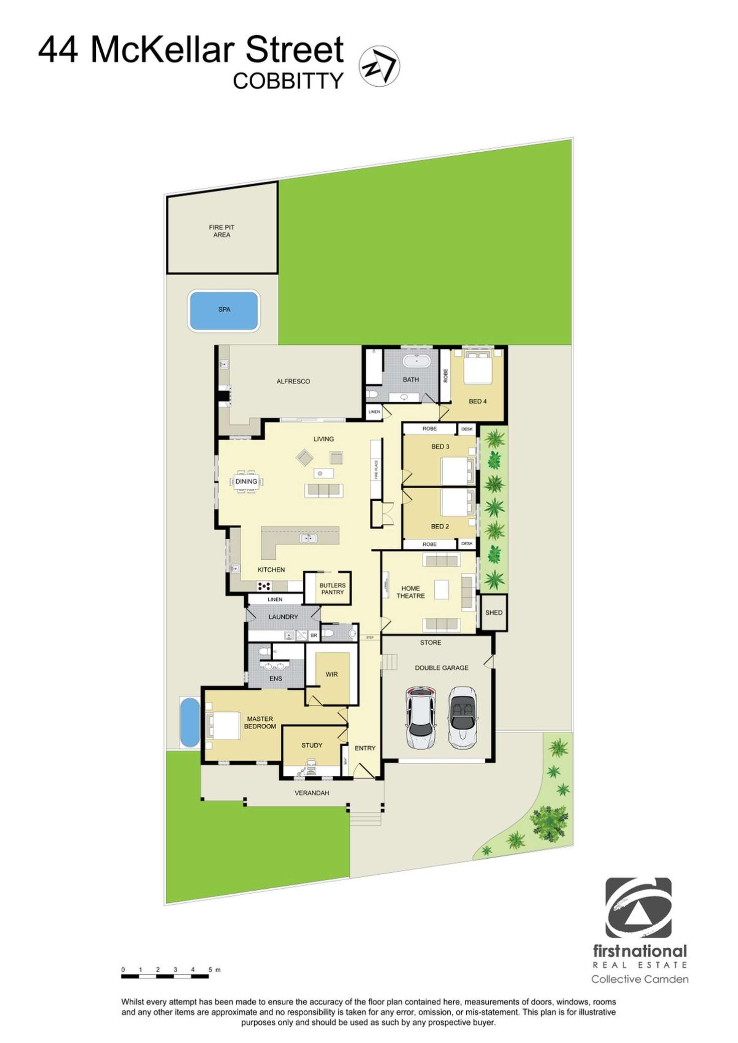 Floorplan of Homely house listing, 44 McKellar Street, Cobbitty NSW 2570