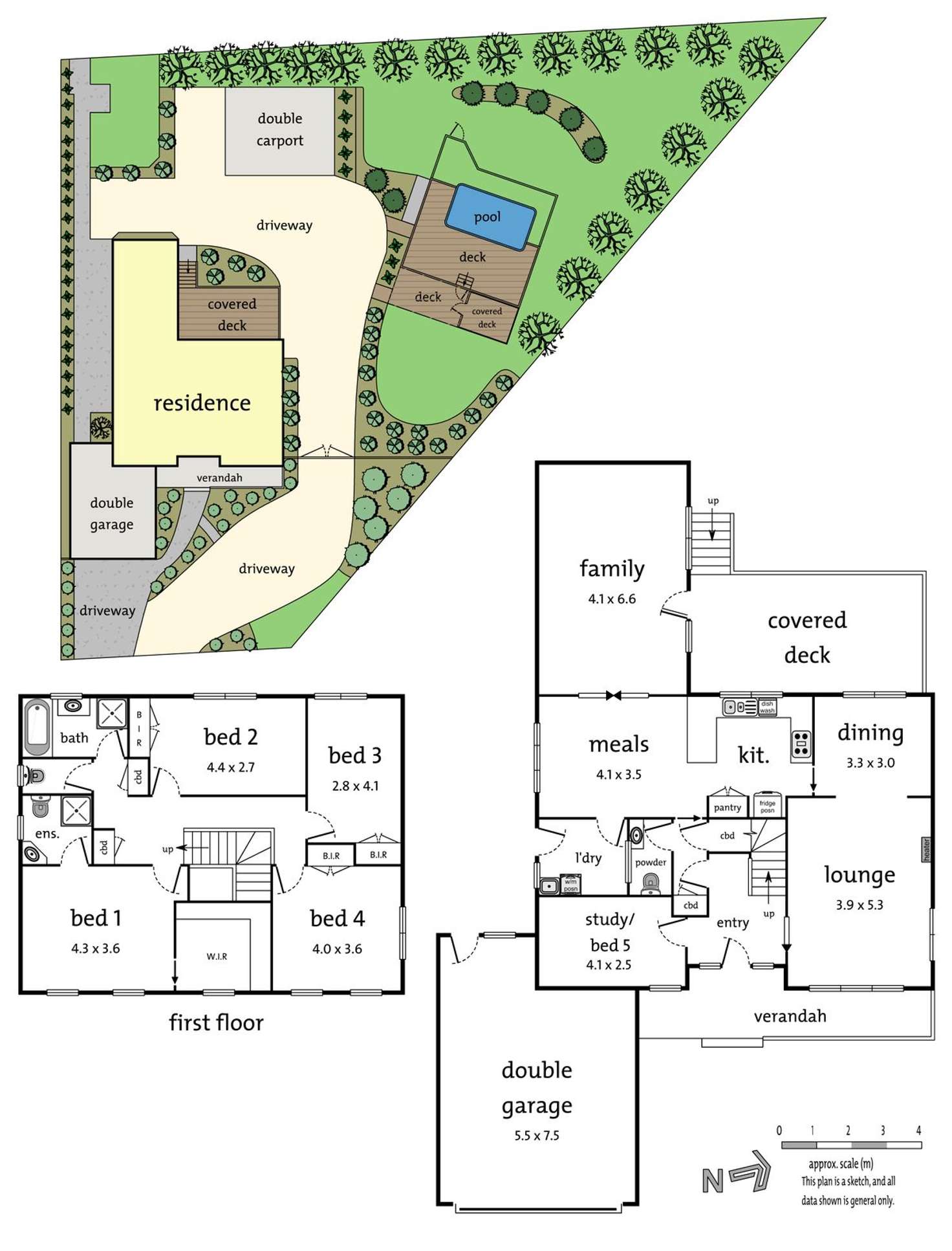 Floorplan of Homely house listing, 18 Omega Court, Mitcham VIC 3132