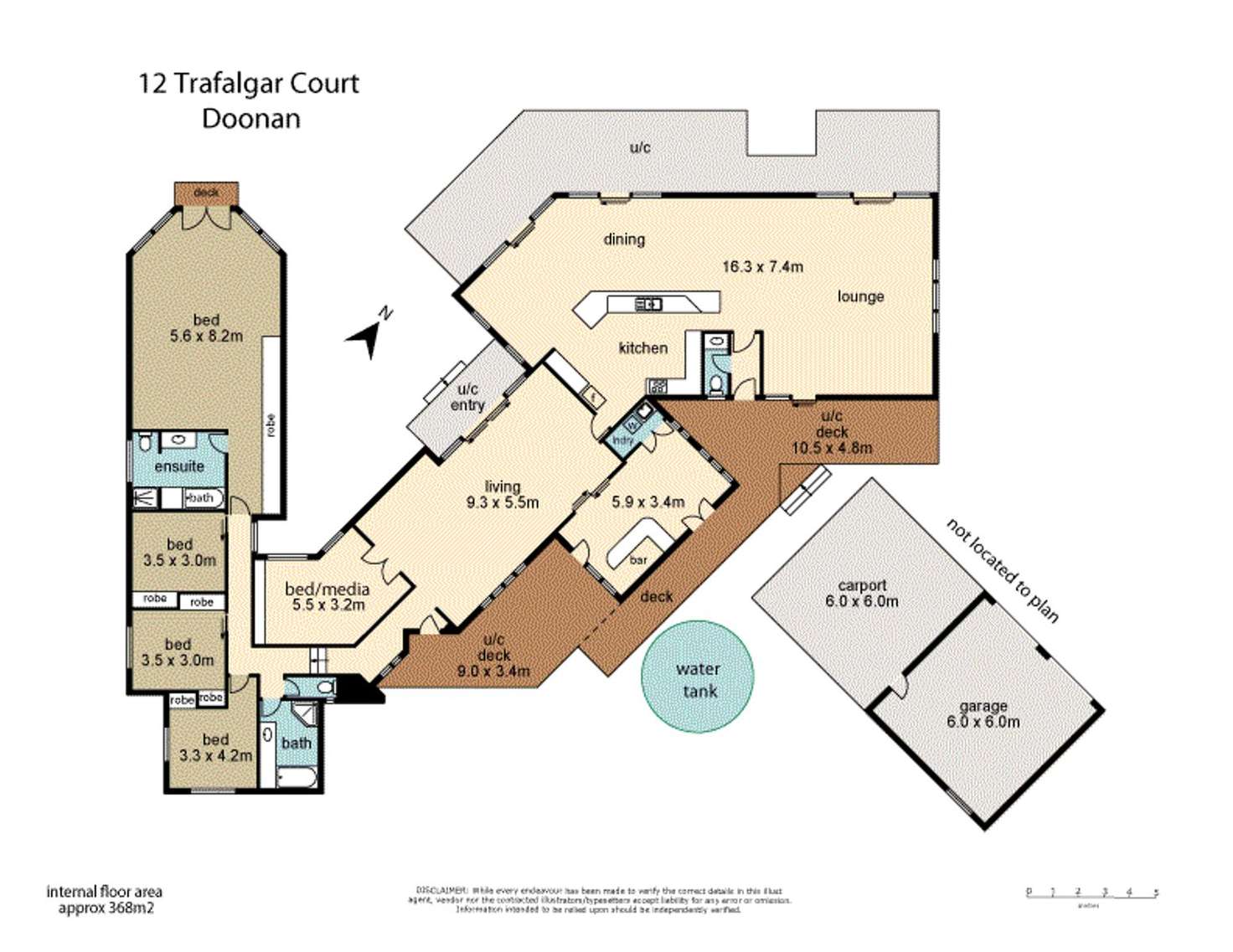 Floorplan of Homely house listing, 12 Trafalgar Court, Doonan QLD 4562