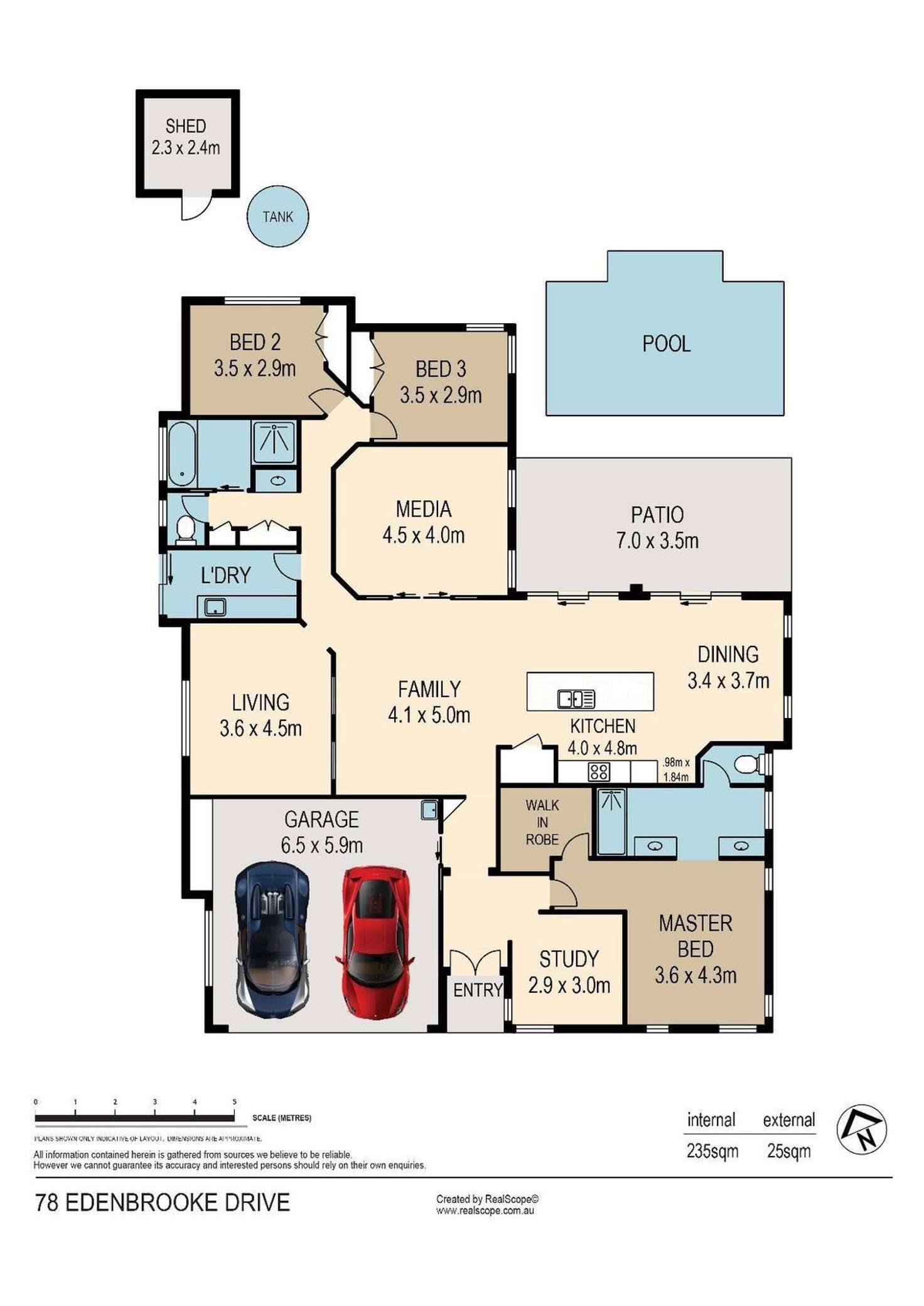 Floorplan of Homely house listing, 78 Edenbrooke Drive, Sinnamon Park QLD 4073