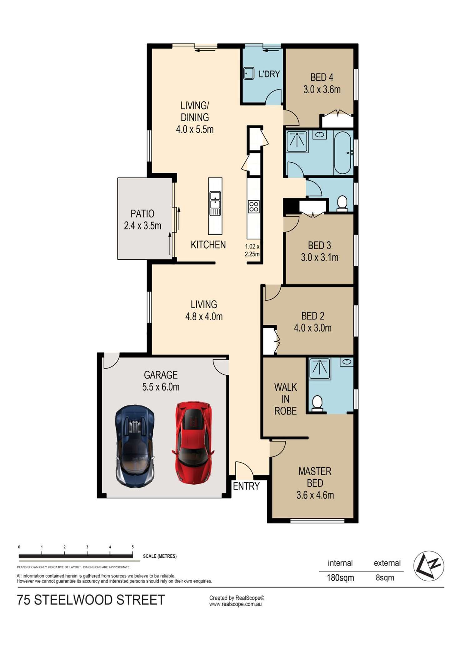 Floorplan of Homely house listing, 75 Steelwood Street, Heathwood QLD 4110