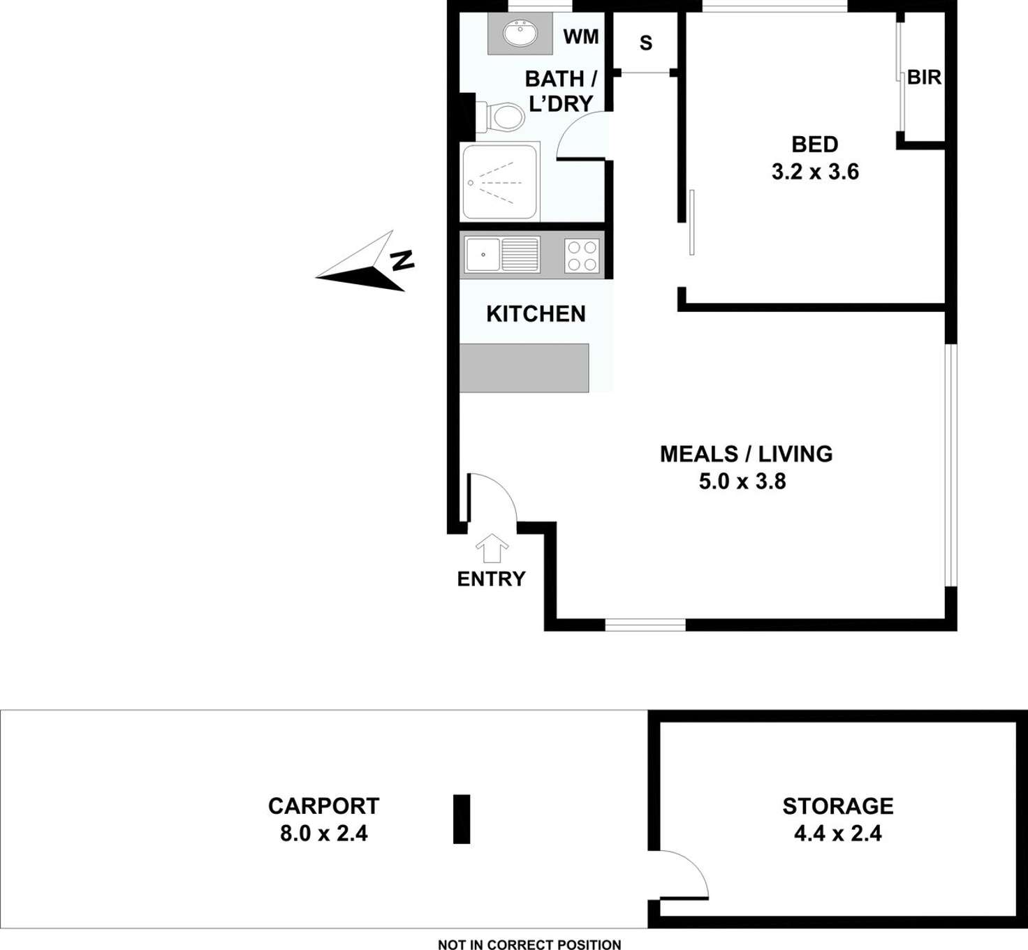 Floorplan of Homely apartment listing, 15/11 Nicholson Street, Footscray VIC 3011