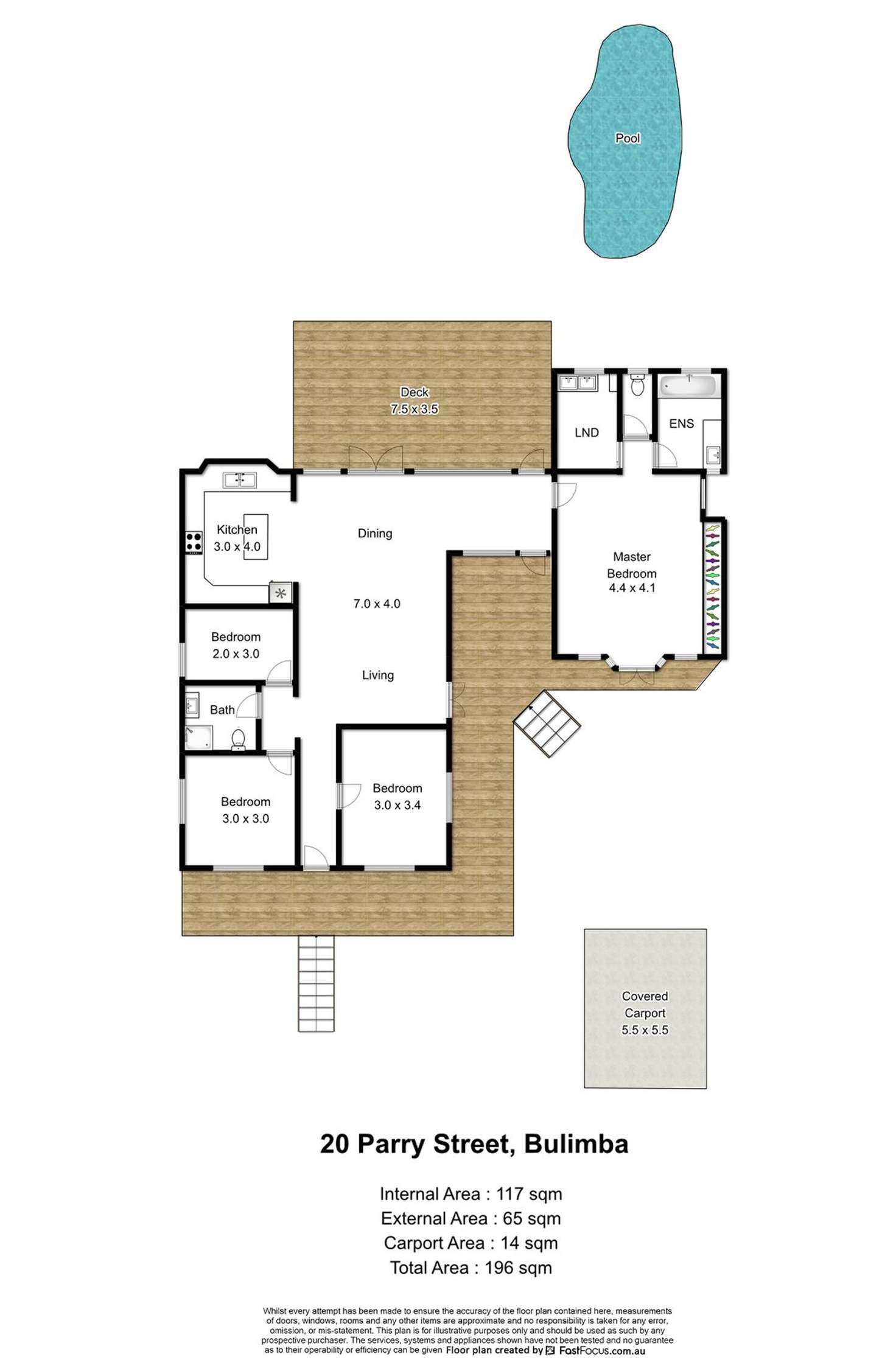 Floorplan of Homely house listing, 20 Parry Street, Bulimba QLD 4171