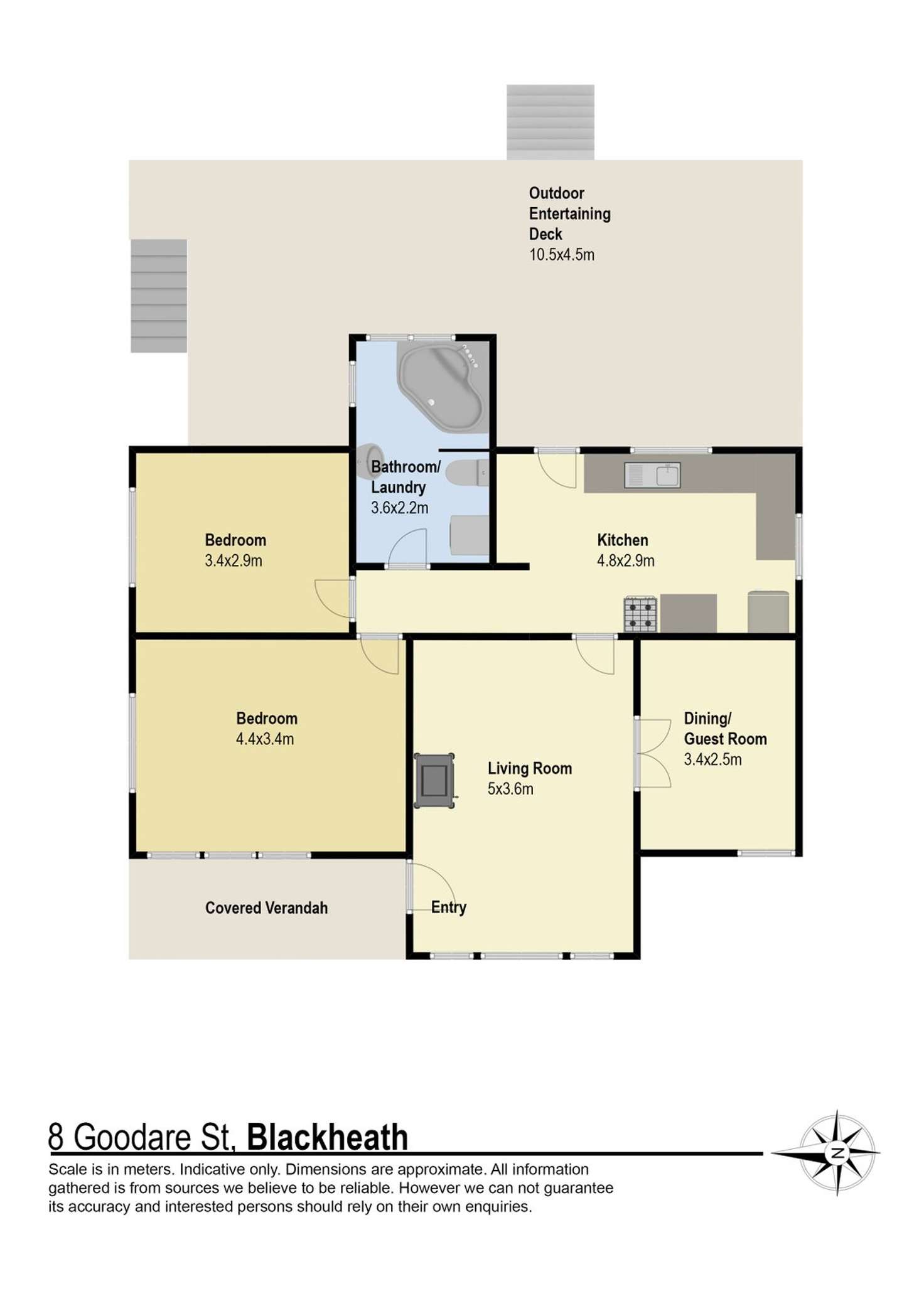 Floorplan of Homely house listing, 8 Goodare Street, Blackheath NSW 2785