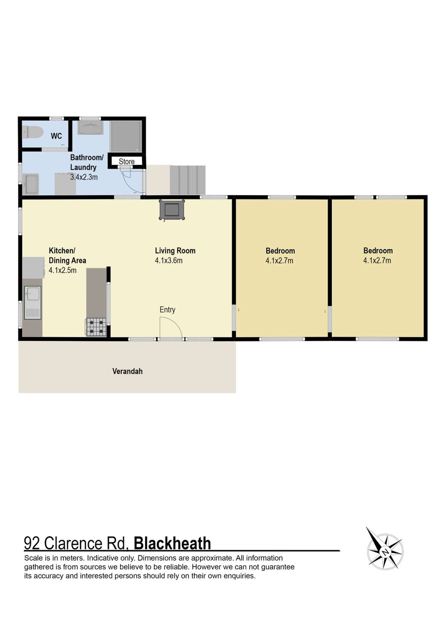 Floorplan of Homely house listing, 92 Clarence Road, Blackheath NSW 2785