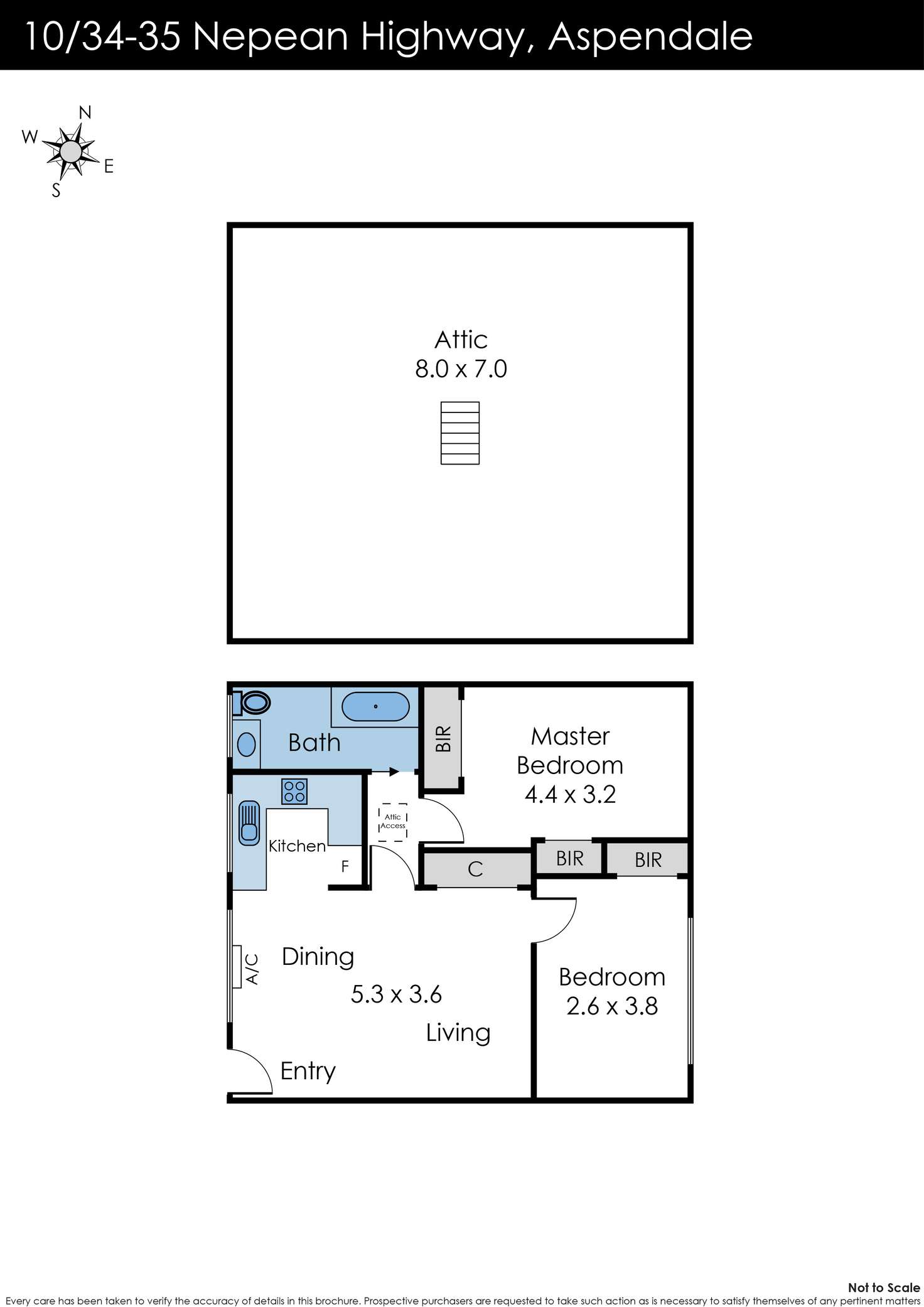 Floorplan of Homely unit listing, 10/34-35 Nepean Highway, Aspendale VIC 3195