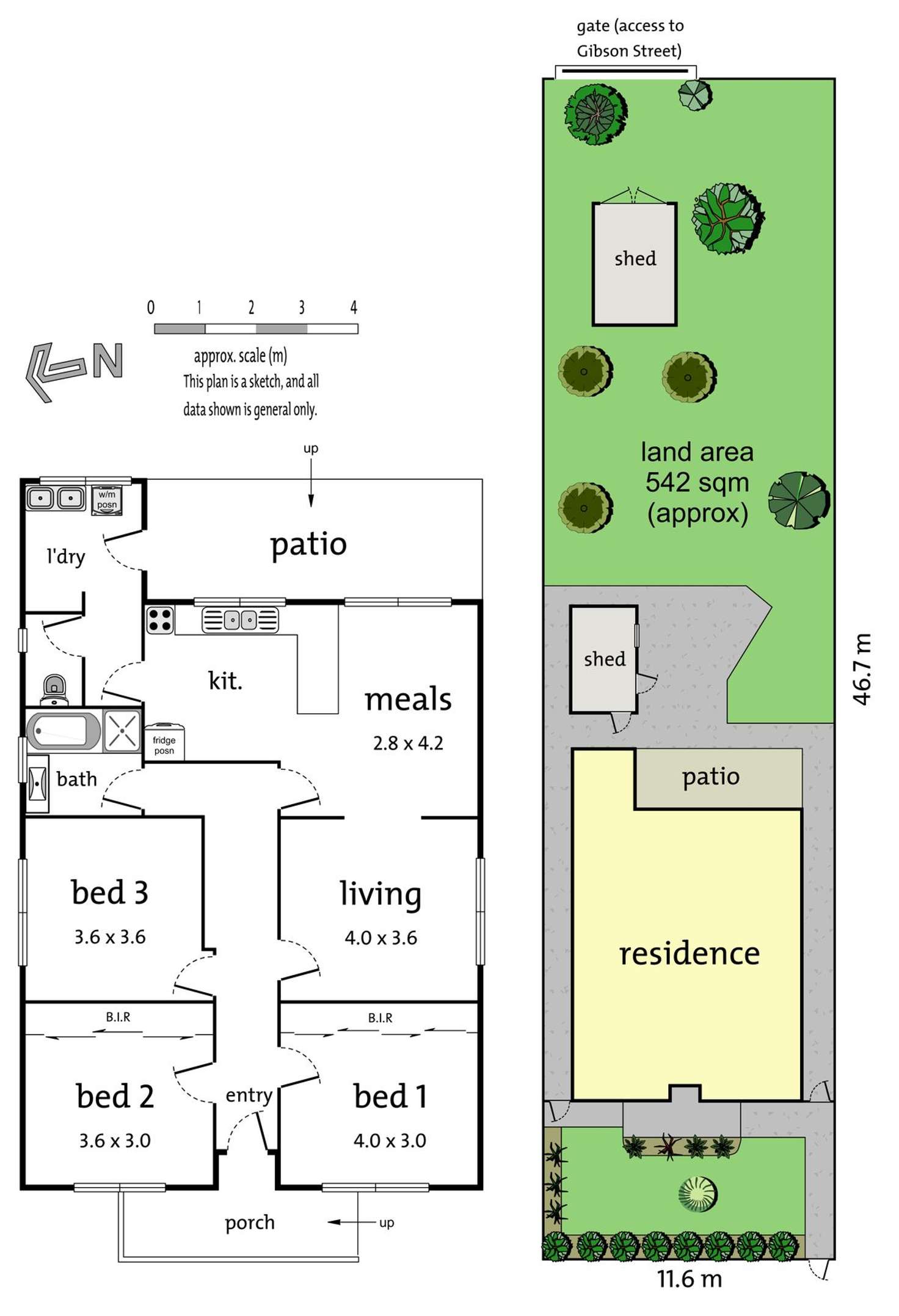 Floorplan of Homely house listing, 44 Andrew Street, Northcote VIC 3070