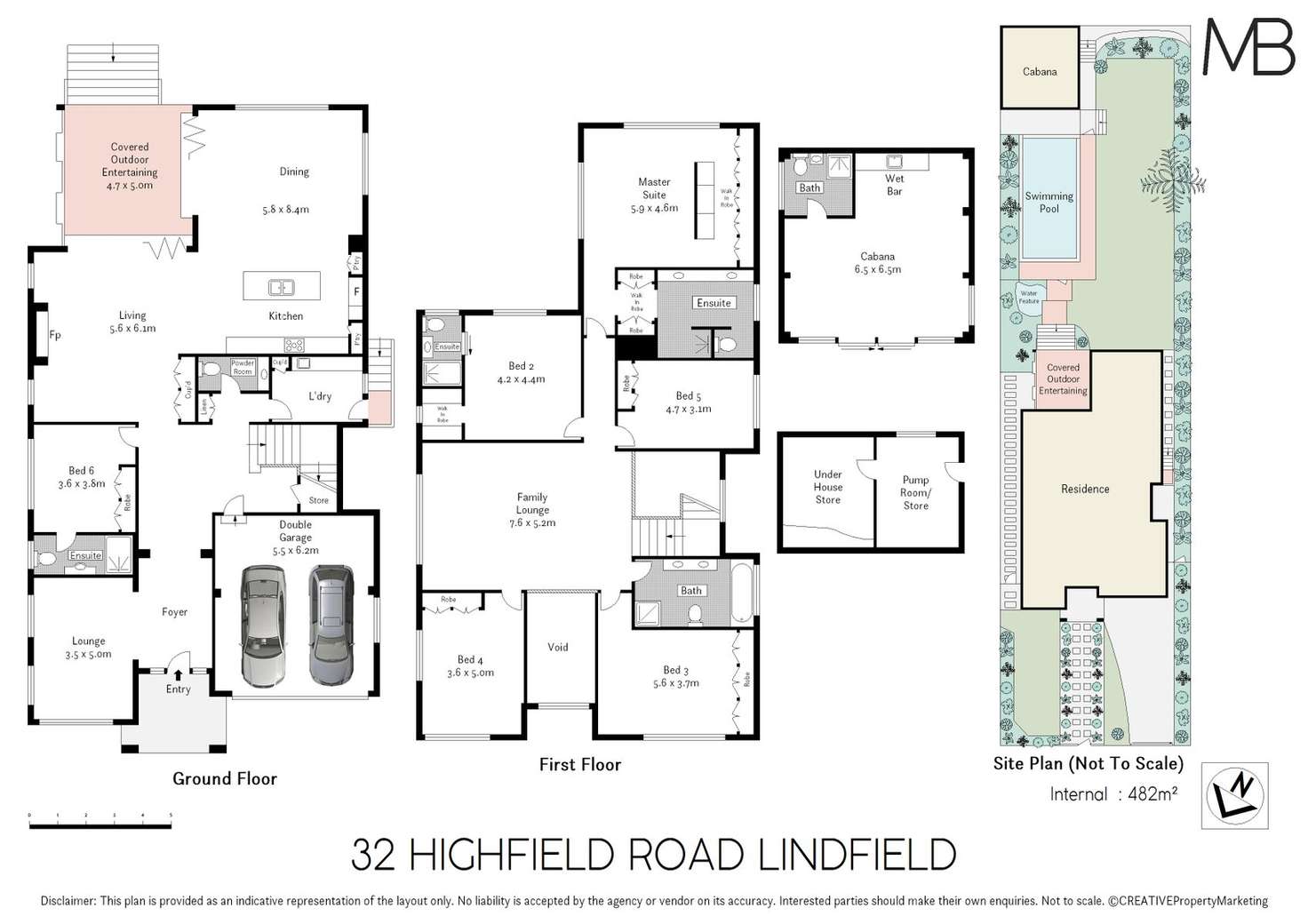 Floorplan of Homely house listing, 32 Highfield Road, Lindfield NSW 2070