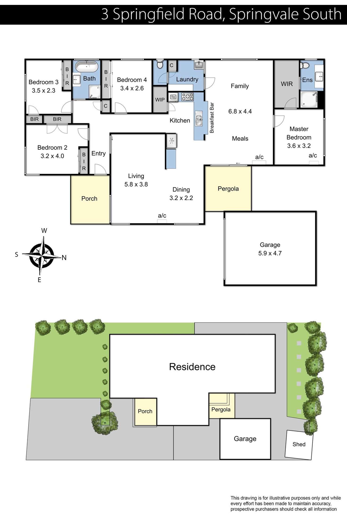 Floorplan of Homely house listing, 3 Springfield Road, Springvale South VIC 3172