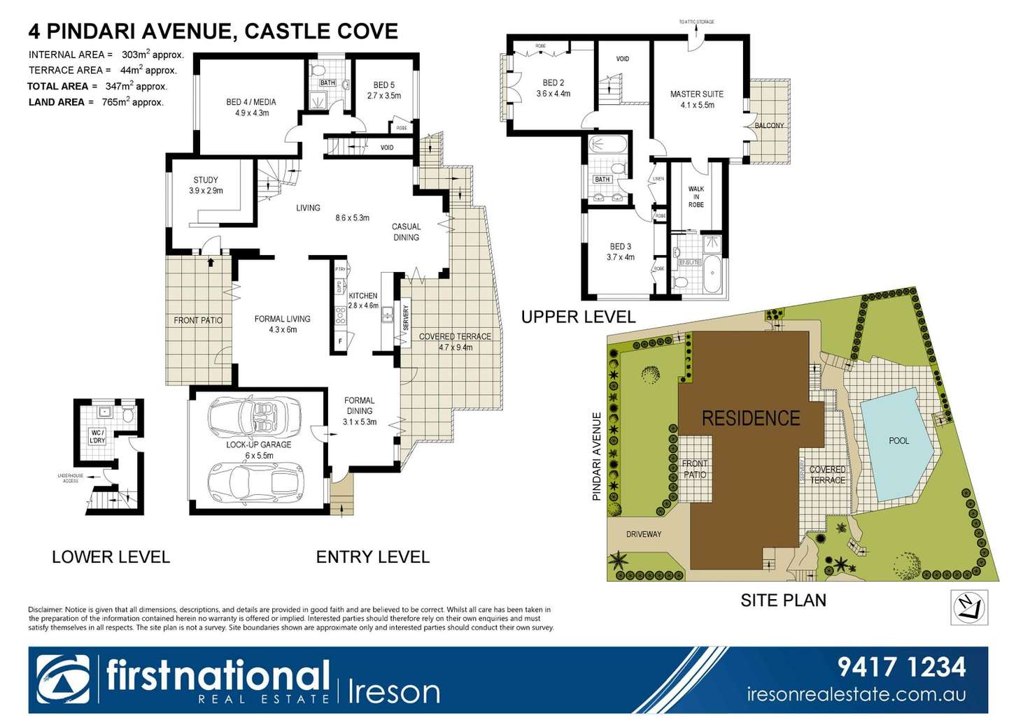 Floorplan of Homely house listing, 4 Pindari Avenue, Castle Cove NSW 2069