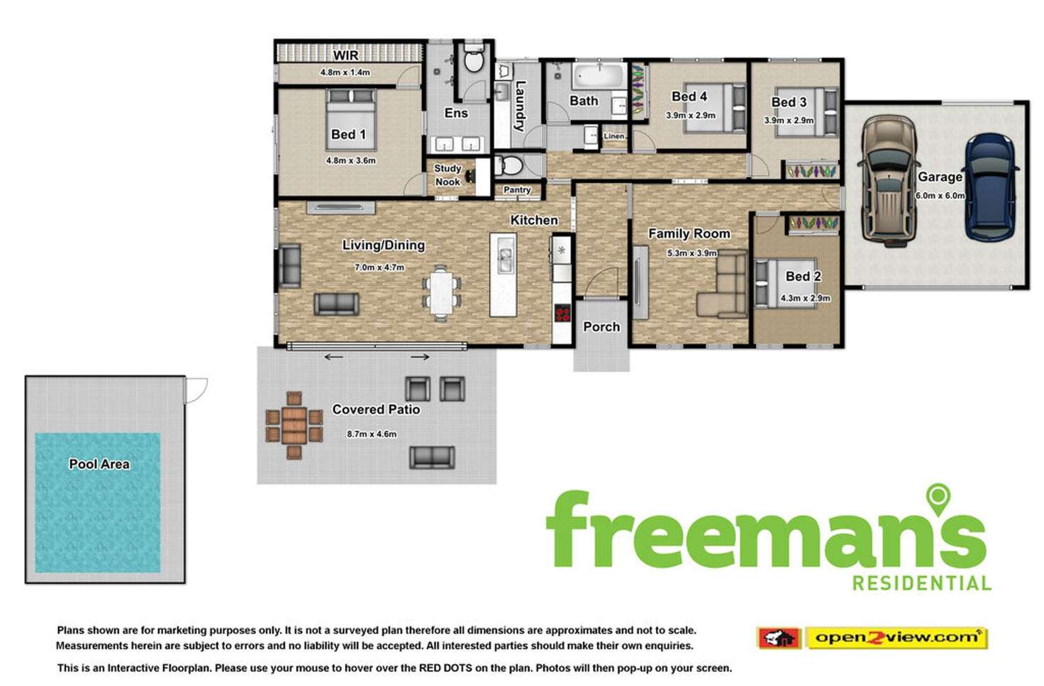Floorplan of Homely house listing, 44 Aroona Street, Caravonica QLD 4878