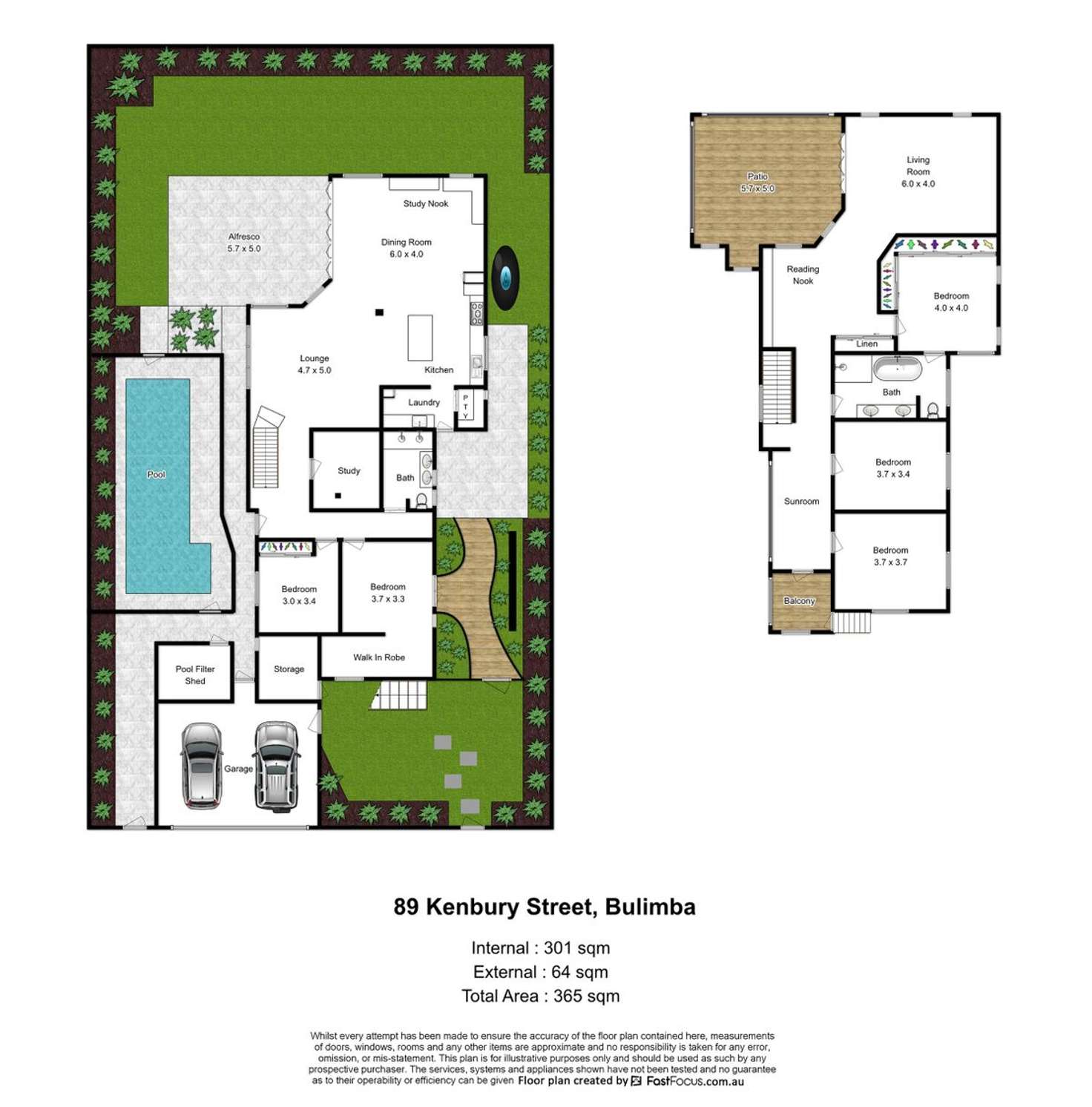 Floorplan of Homely house listing, 89 Kenbury Street, Bulimba QLD 4171