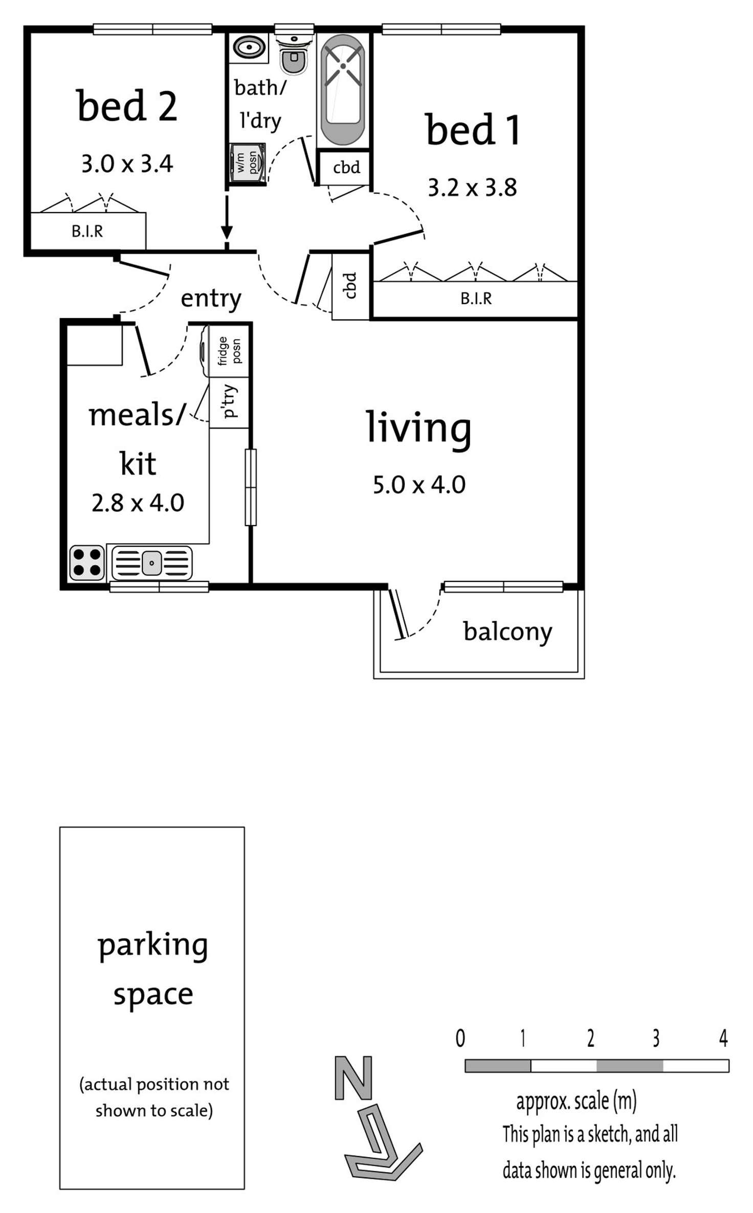 Floorplan of Homely apartment listing, 1/3 Kireep Road, Balwyn VIC 3103