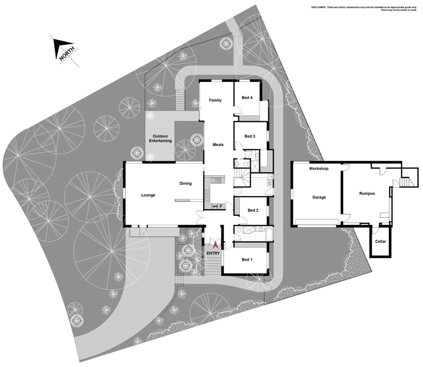 Floorplan of Homely house listing, 38 Creswell Street, Campbell ACT 2612