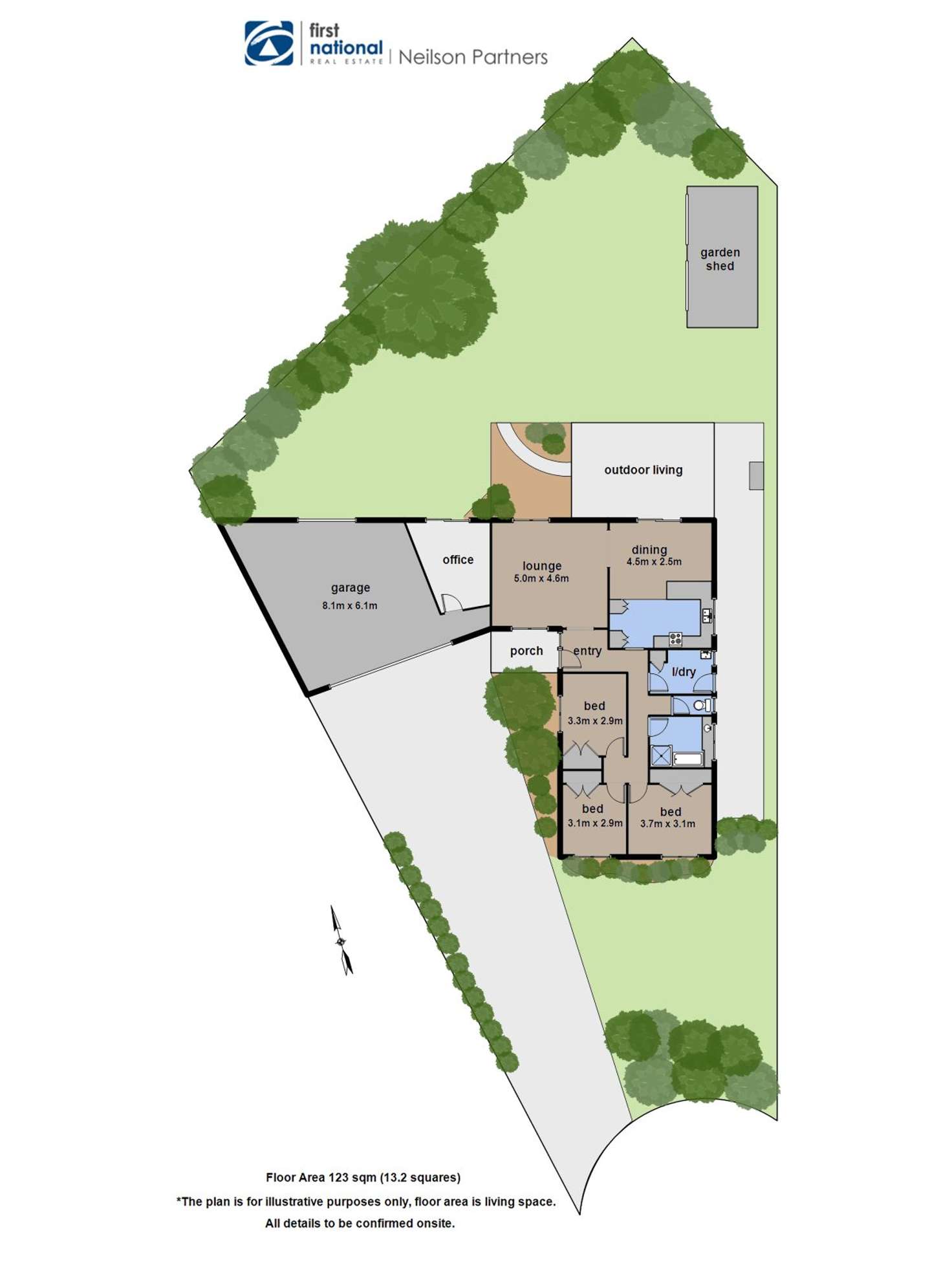 Floorplan of Homely house listing, 21 Pauline Court, Hampton Park VIC 3976