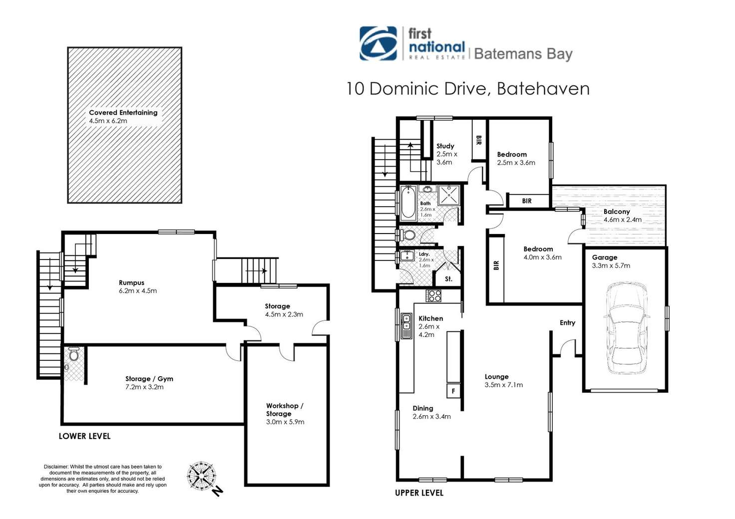 Floorplan of Homely house listing, 10 Dominic Drive, Batehaven NSW 2536