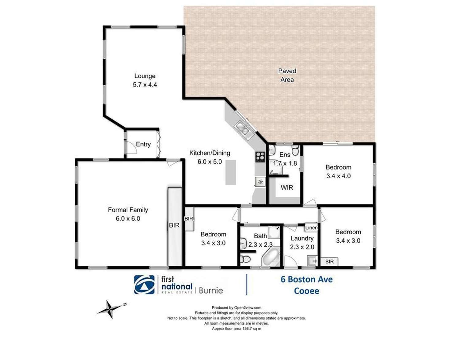 Floorplan of Homely house listing, 6 Boston Avenue, Cooee TAS 7320