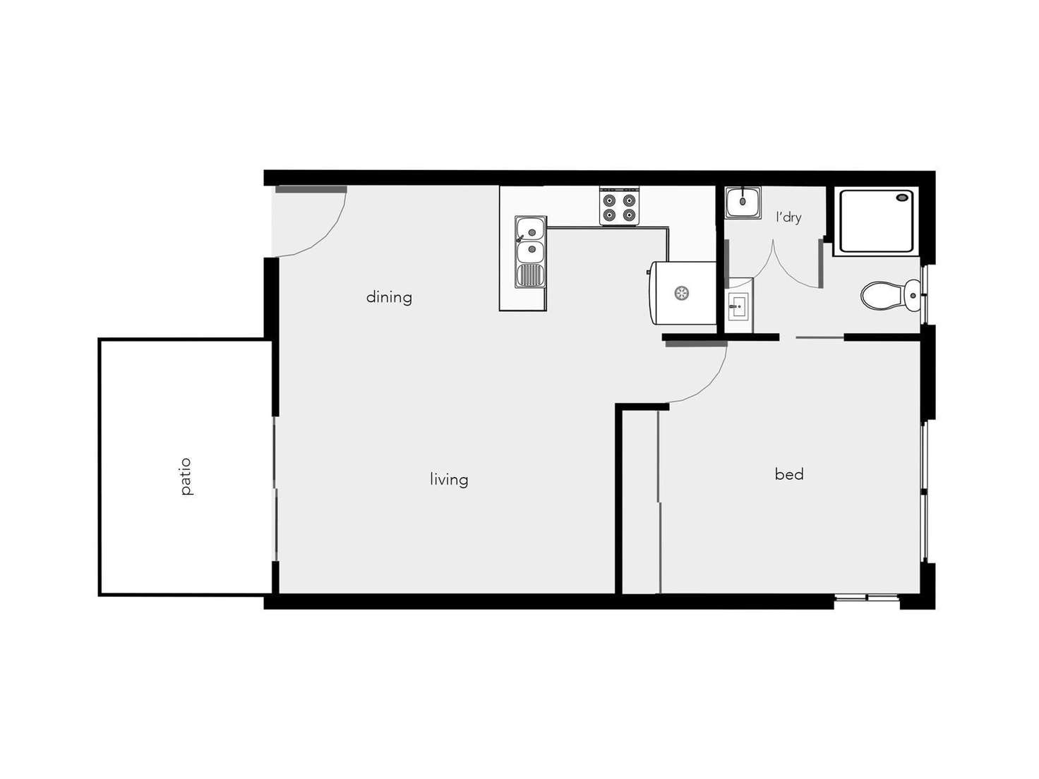 Floorplan of Homely unit listing, 4/319 Severin Street, Parramatta Park QLD 4870