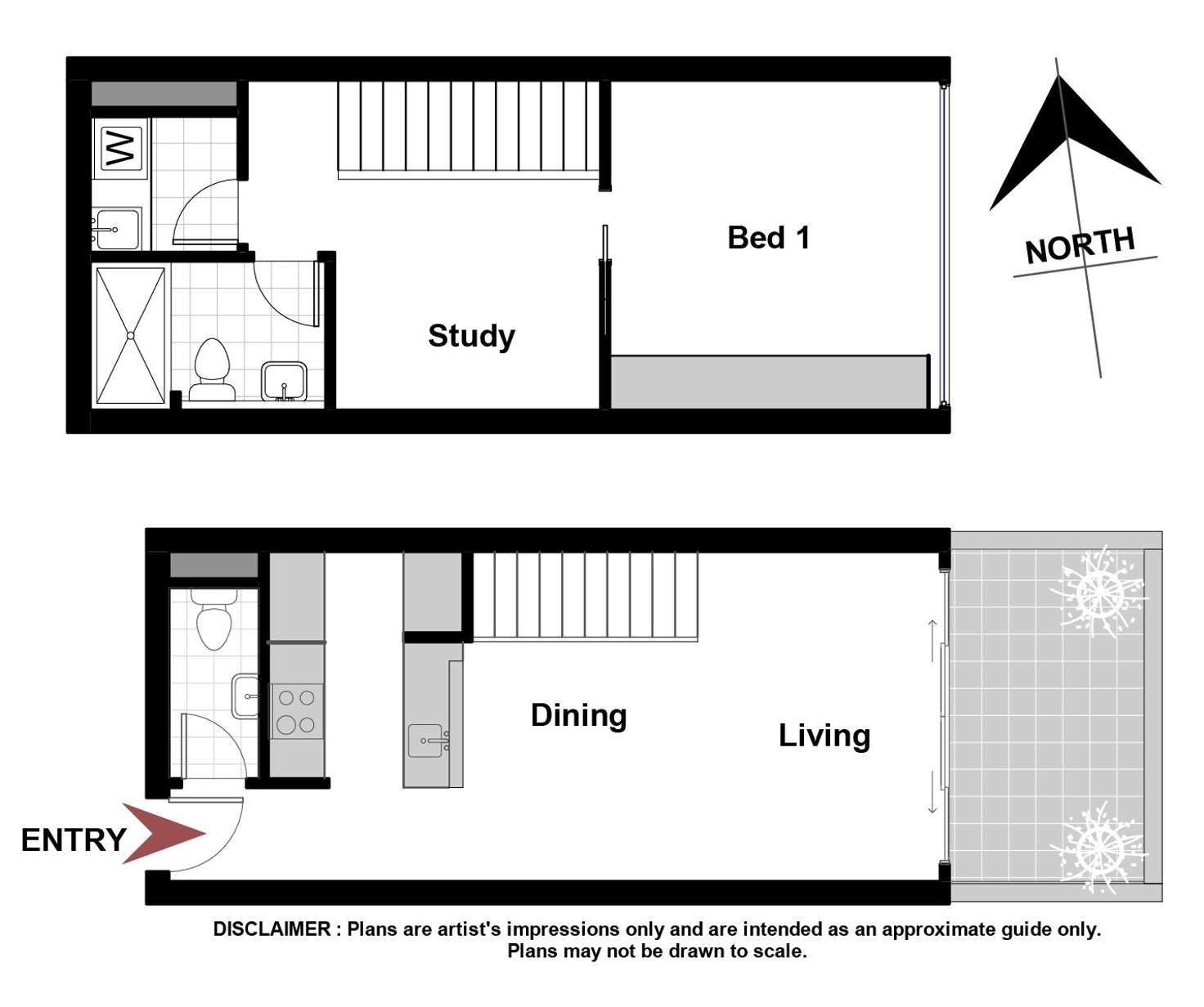 Floorplan of Homely apartment listing, 14/3-5 Burbury Close, Barton ACT 2600