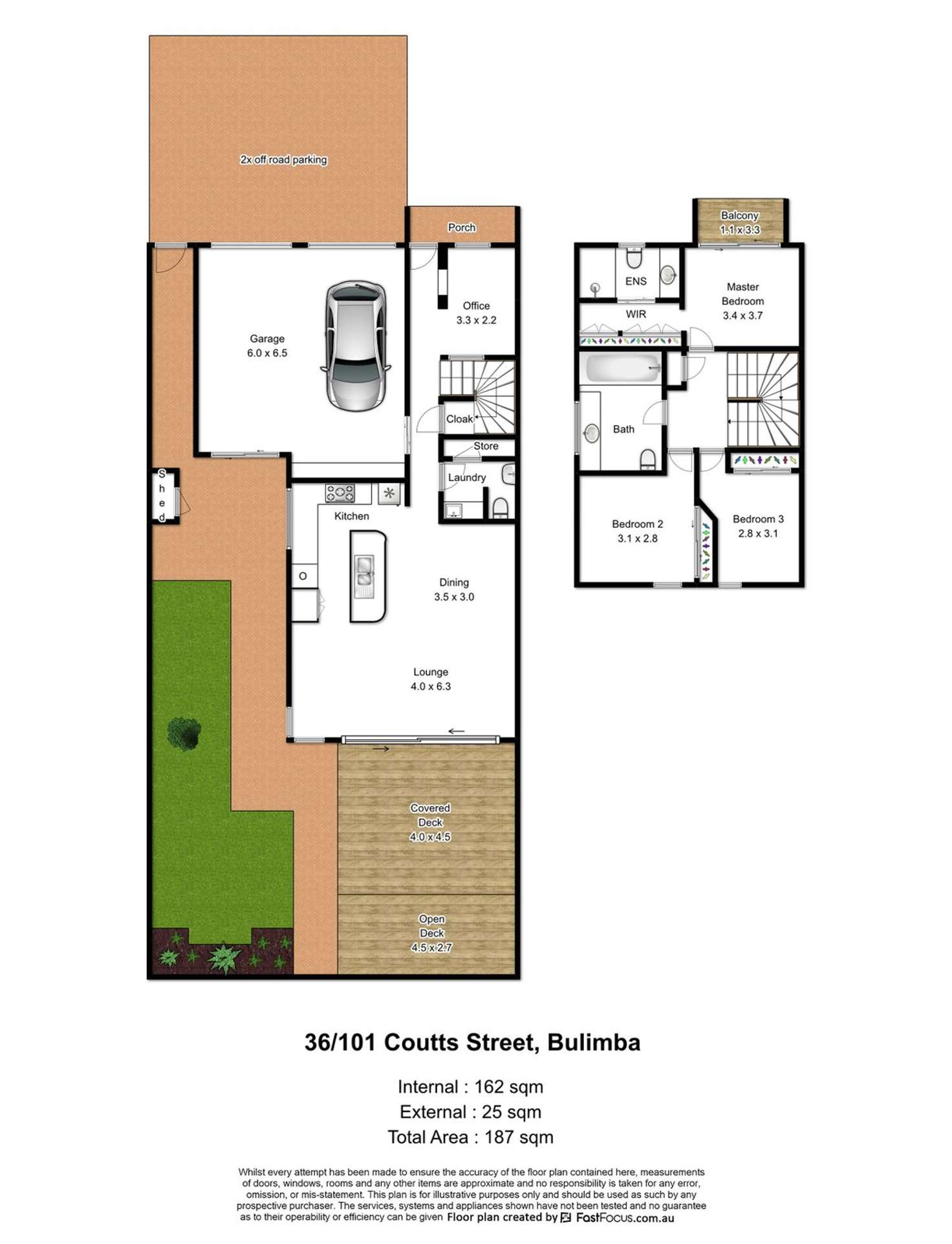 Floorplan of Homely house listing, 36/101 Coutts Street, Bulimba QLD 4171