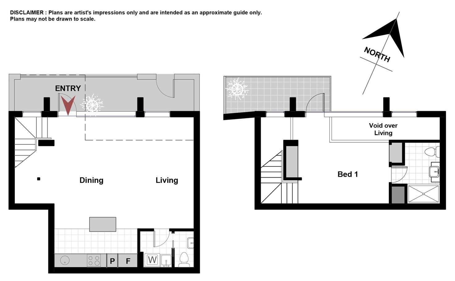 Floorplan of Homely apartment listing, 3/3 Gordon Street, City ACT 2601