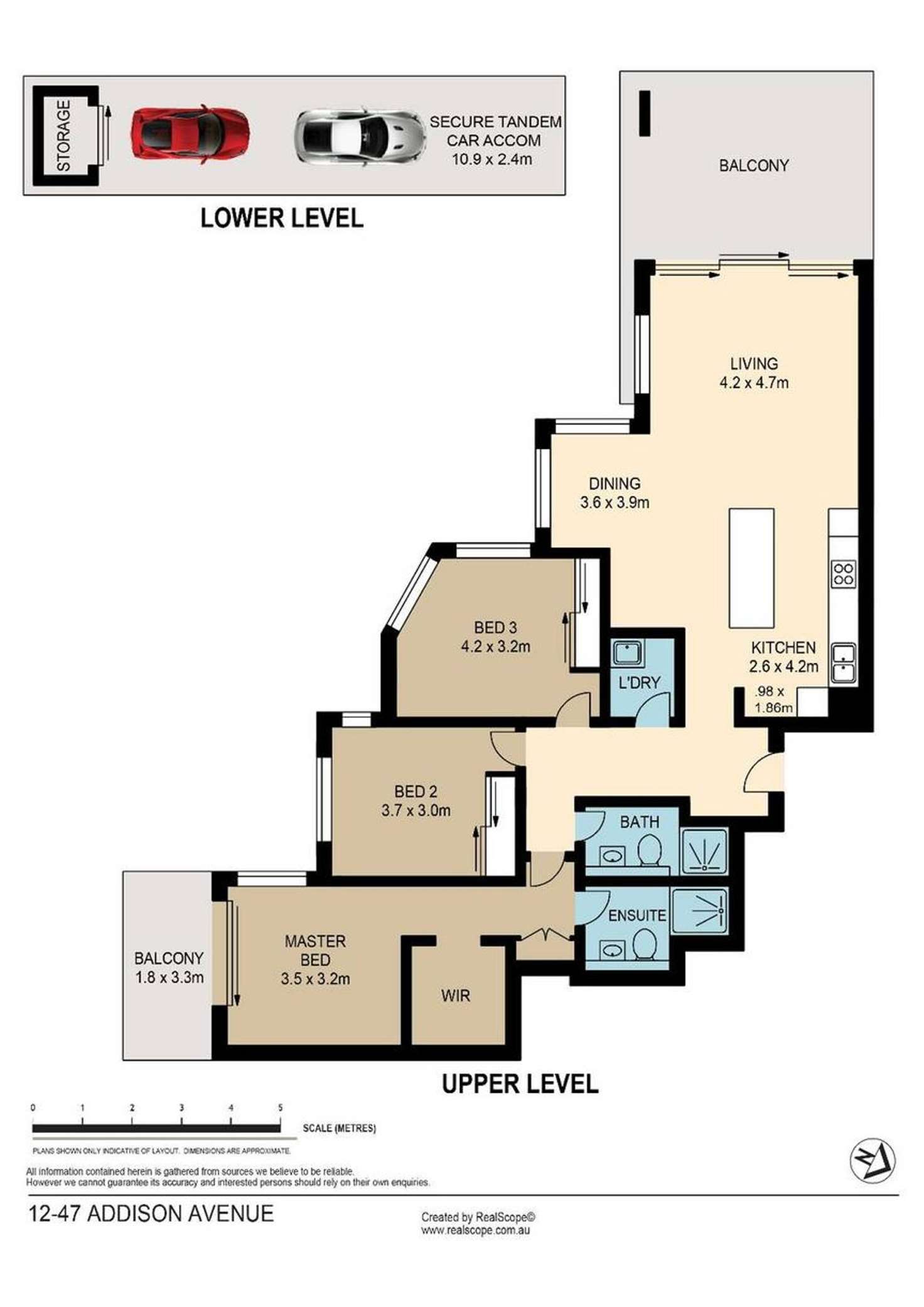 Floorplan of Homely unit listing, 12/47 Addison Avenue, Bulimba QLD 4171