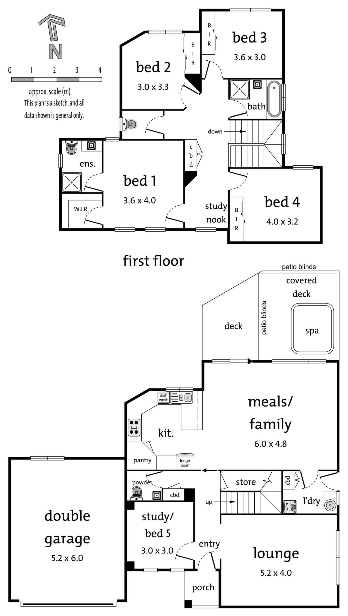 Floorplan of Homely townhouse listing, 2/15 Wrendale Drive, Donvale VIC 3111