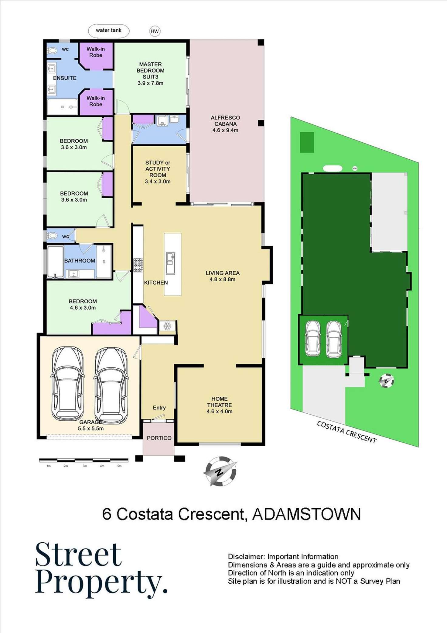 Floorplan of Homely house listing, 6 Costata Crescent, Adamstown NSW 2289