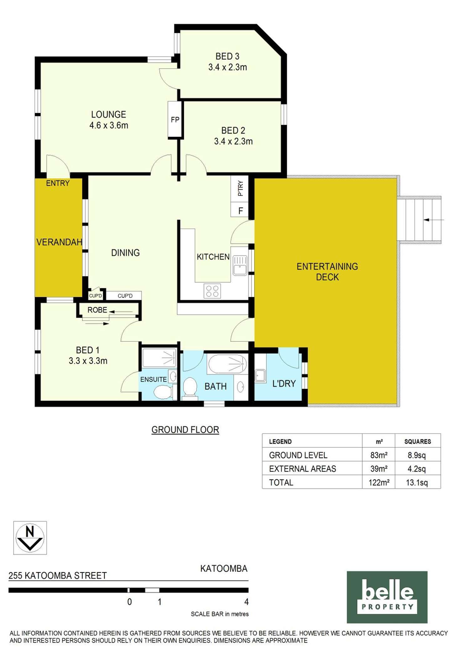 Floorplan of Homely house listing, 255 Katoomba Street, Katoomba NSW 2780