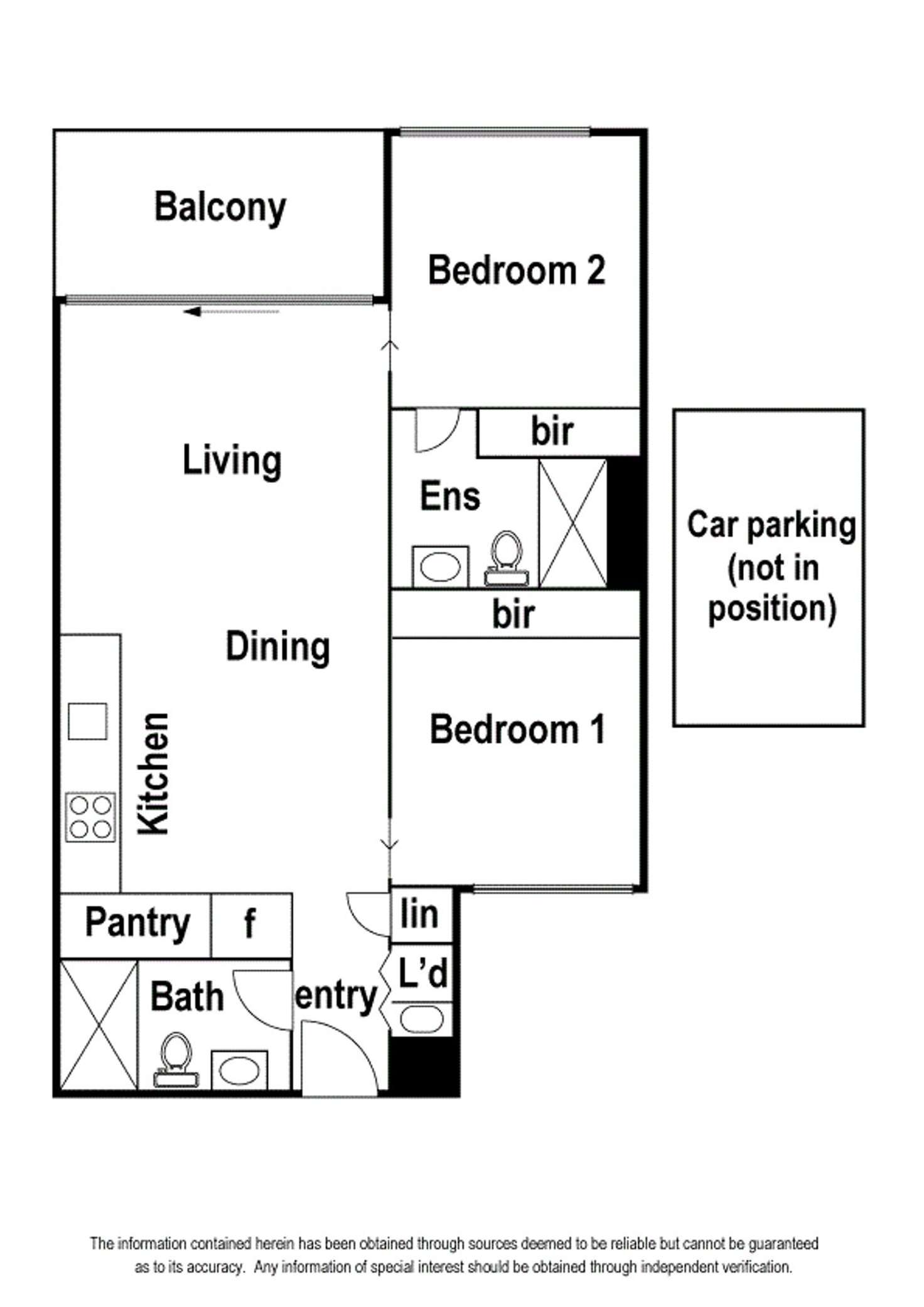 Floorplan of Homely apartment listing, 104/20 Leonard Crescent, Ascot Vale VIC 3032