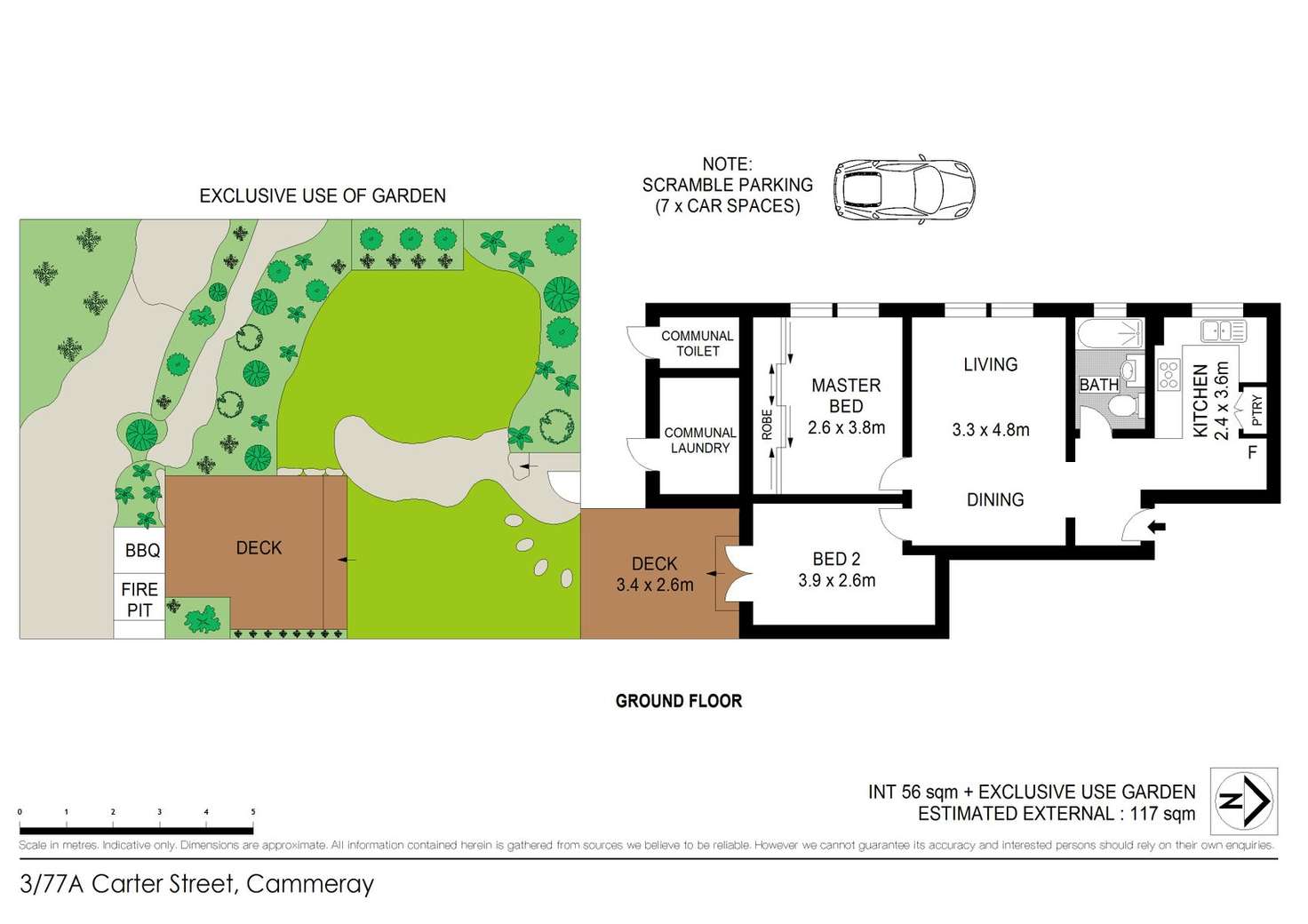 Floorplan of Homely apartment listing, 3/77A Carter Street, Cammeray NSW 2062