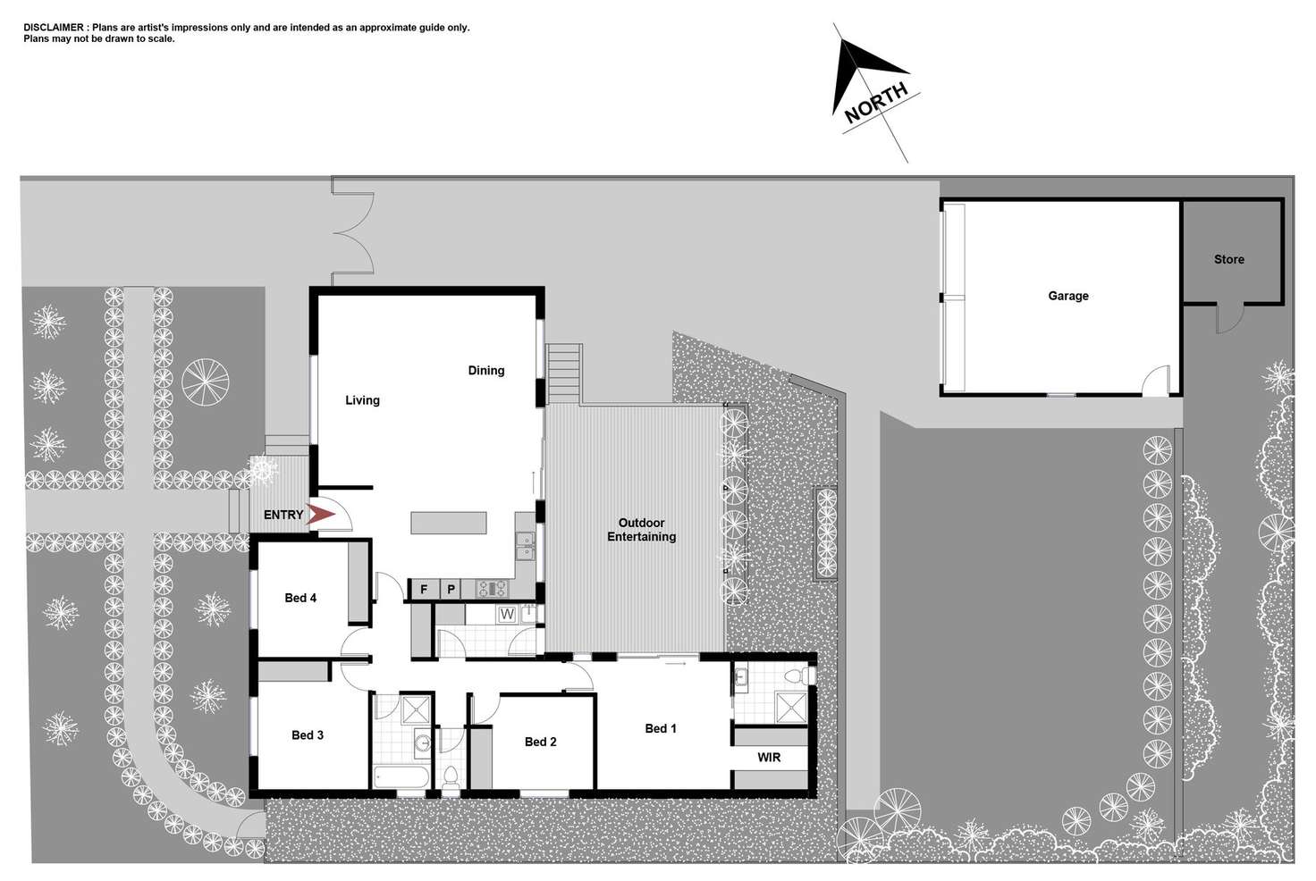 Floorplan of Homely house listing, 27 Enid Lorimer Circuit, Chisholm ACT 2905