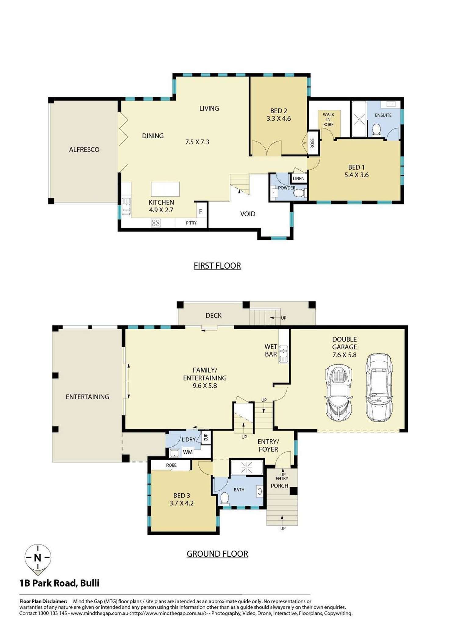 Floorplan of Homely house listing, 1B Park Road, Bulli NSW 2516