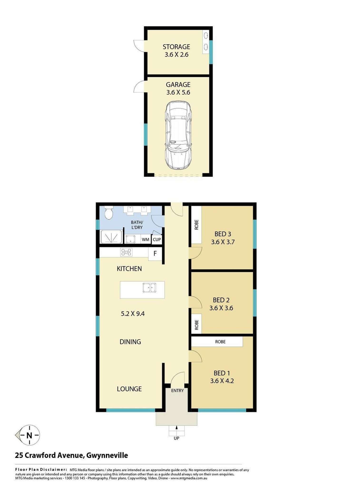 Floorplan of Homely house listing, 25 Crawford Avenue, Gwynneville NSW 2500