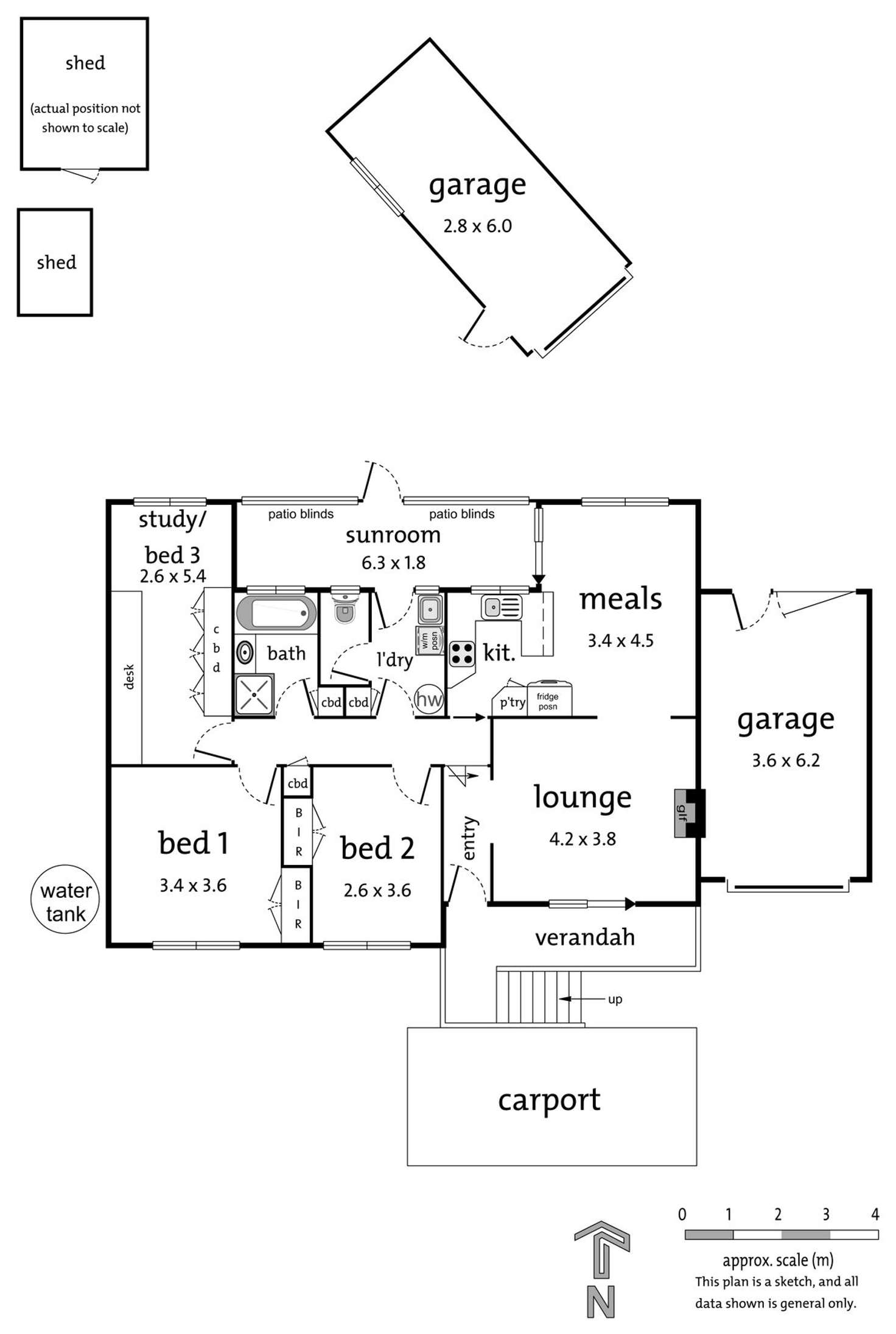 Floorplan of Homely house listing, 12 Barrowby Avenue, Woori Yallock VIC 3139