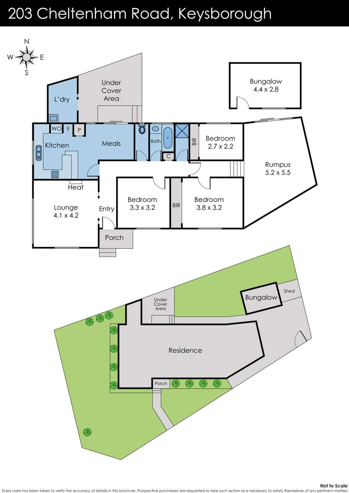 Floorplan of Homely house listing, 203 Cheltenham Road, Keysborough VIC 3173