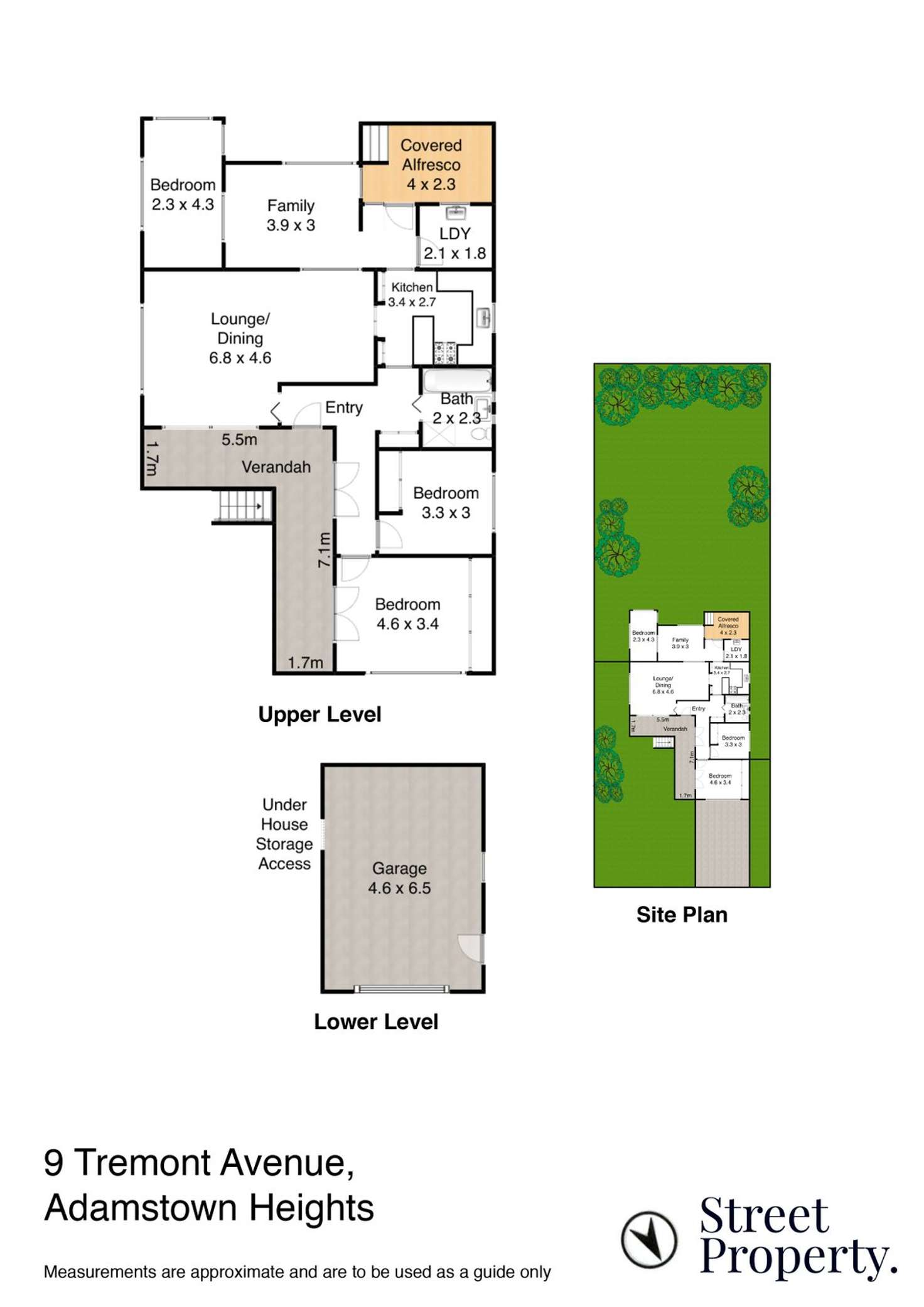 Floorplan of Homely house listing, 9 Tremont Avenue, Adamstown Heights NSW 2289
