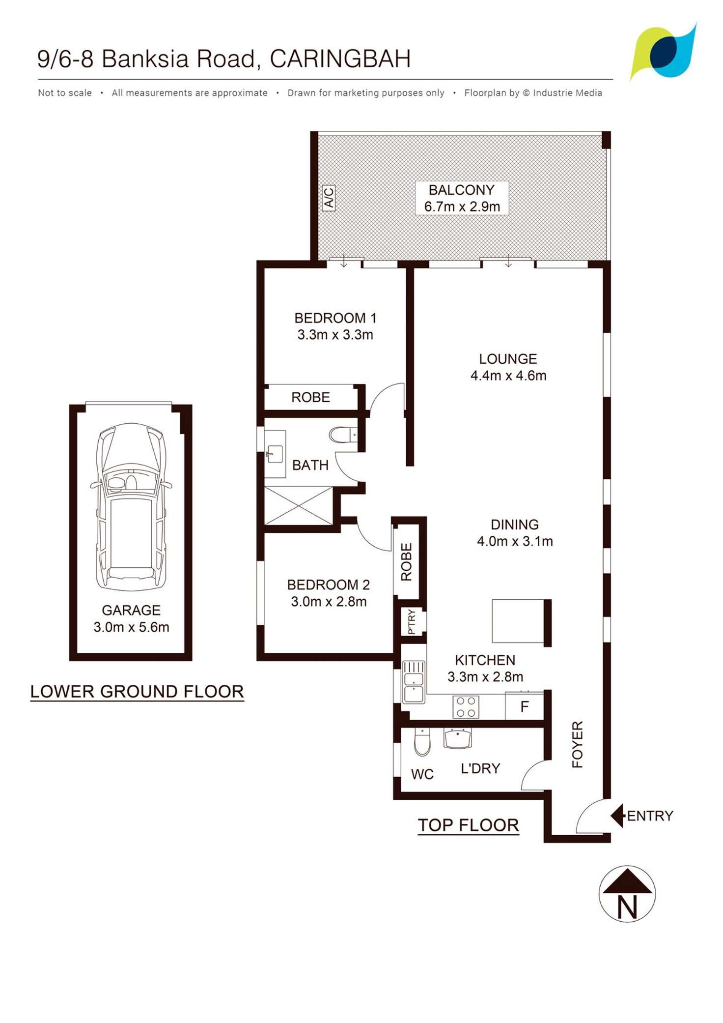 Floorplan of Homely apartment listing, 9/6-8 Banksia Road, Caringbah NSW 2229