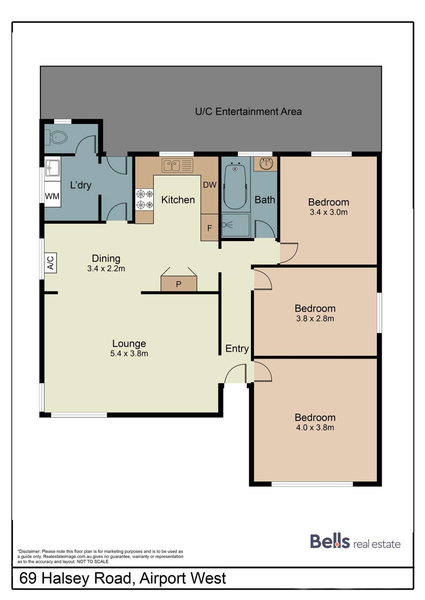 Floorplan of Homely house listing, 69 Halsey Road, Airport West VIC 3042