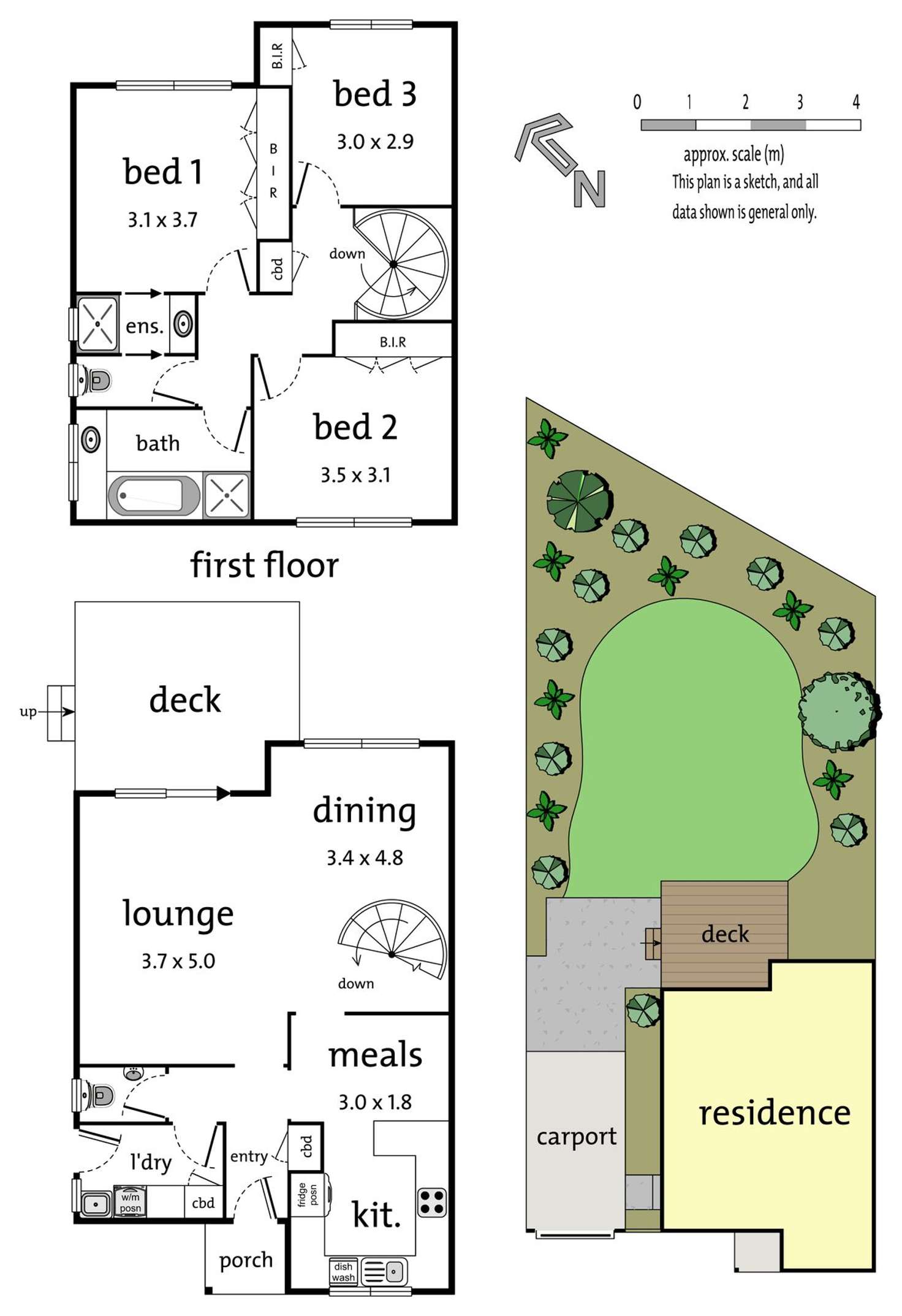 Floorplan of Homely townhouse listing, 12/348-366 Canterbury Road, Heathmont VIC 3135