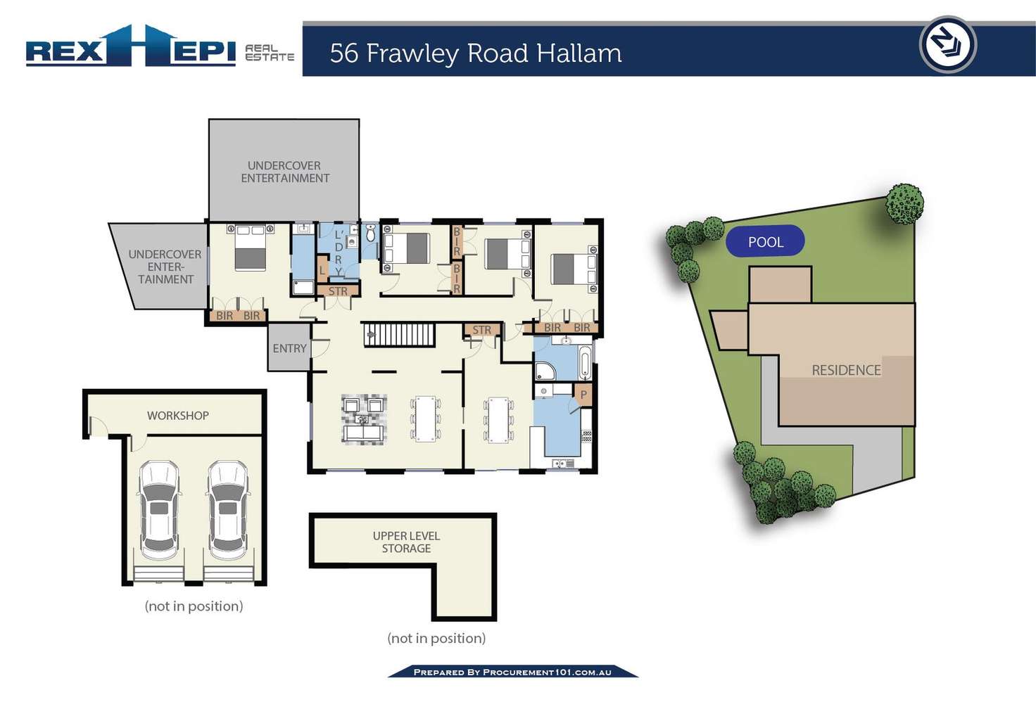 Floorplan of Homely house listing, 56 Frawley Road, Hallam VIC 3803