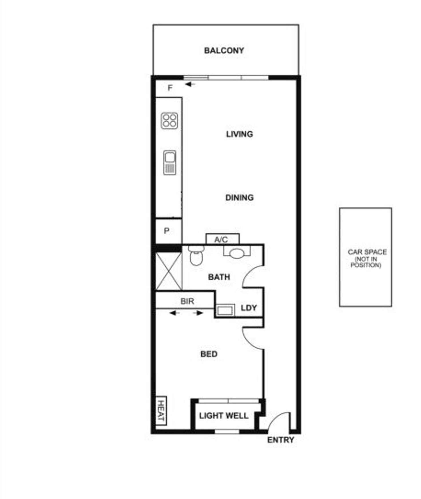 Floorplan of Homely apartment listing, 20/67 Nicholson Street, Brunswick East VIC 3057