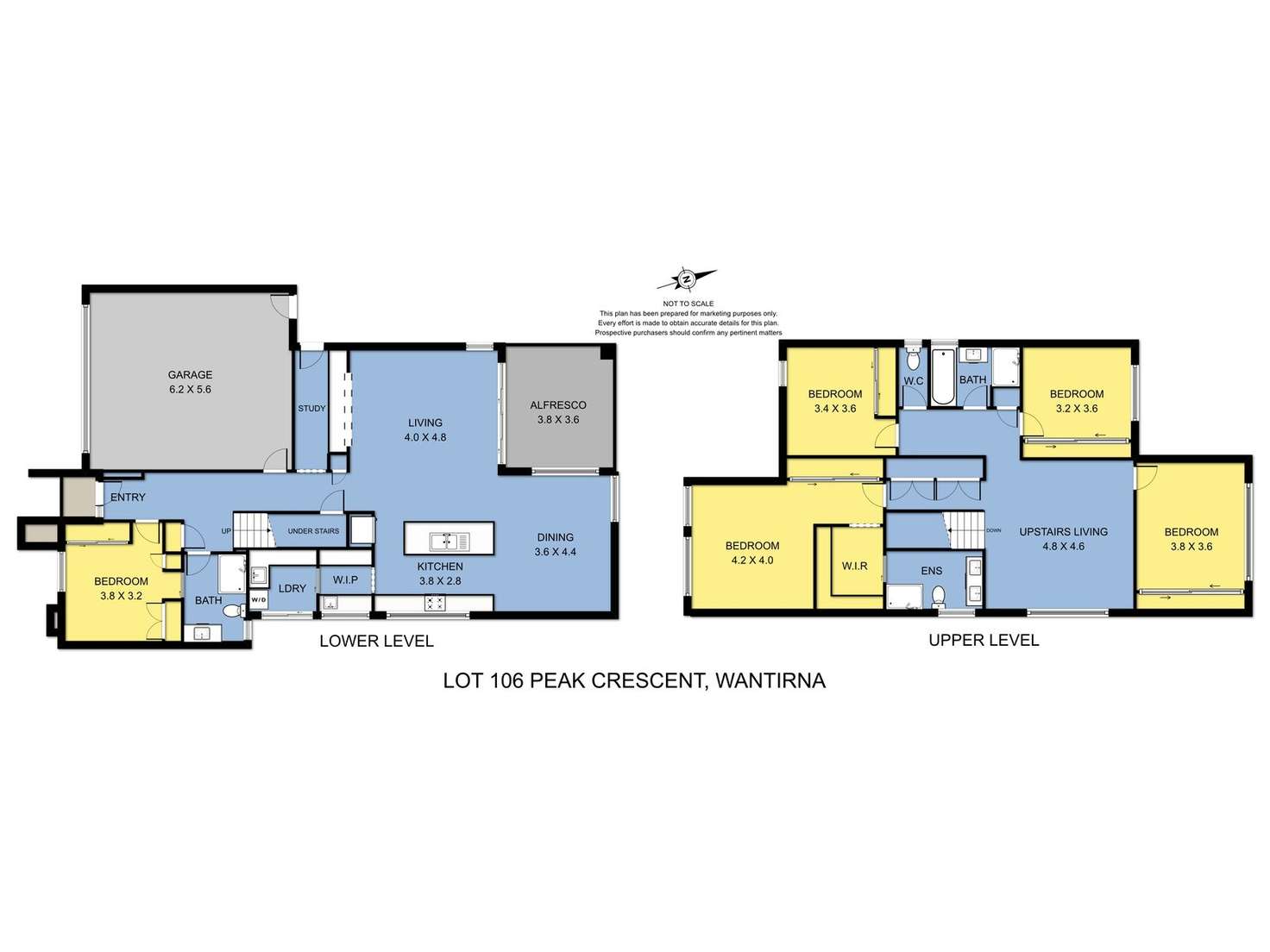 Floorplan of Homely house listing, 44 Peak Crescent, Wantirna VIC 3152